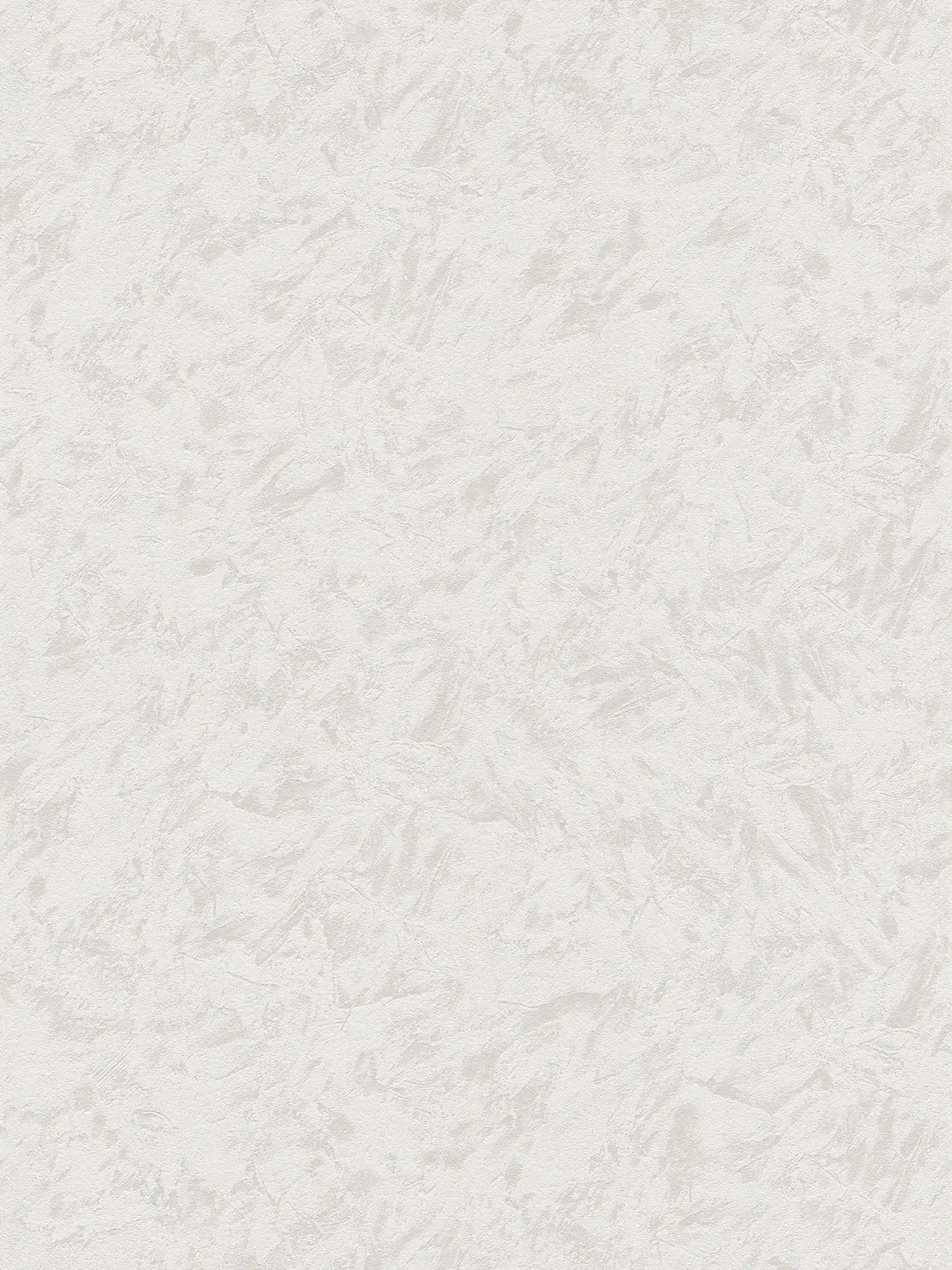 Papier peint monochrome aspect essuyé - beige, crème
