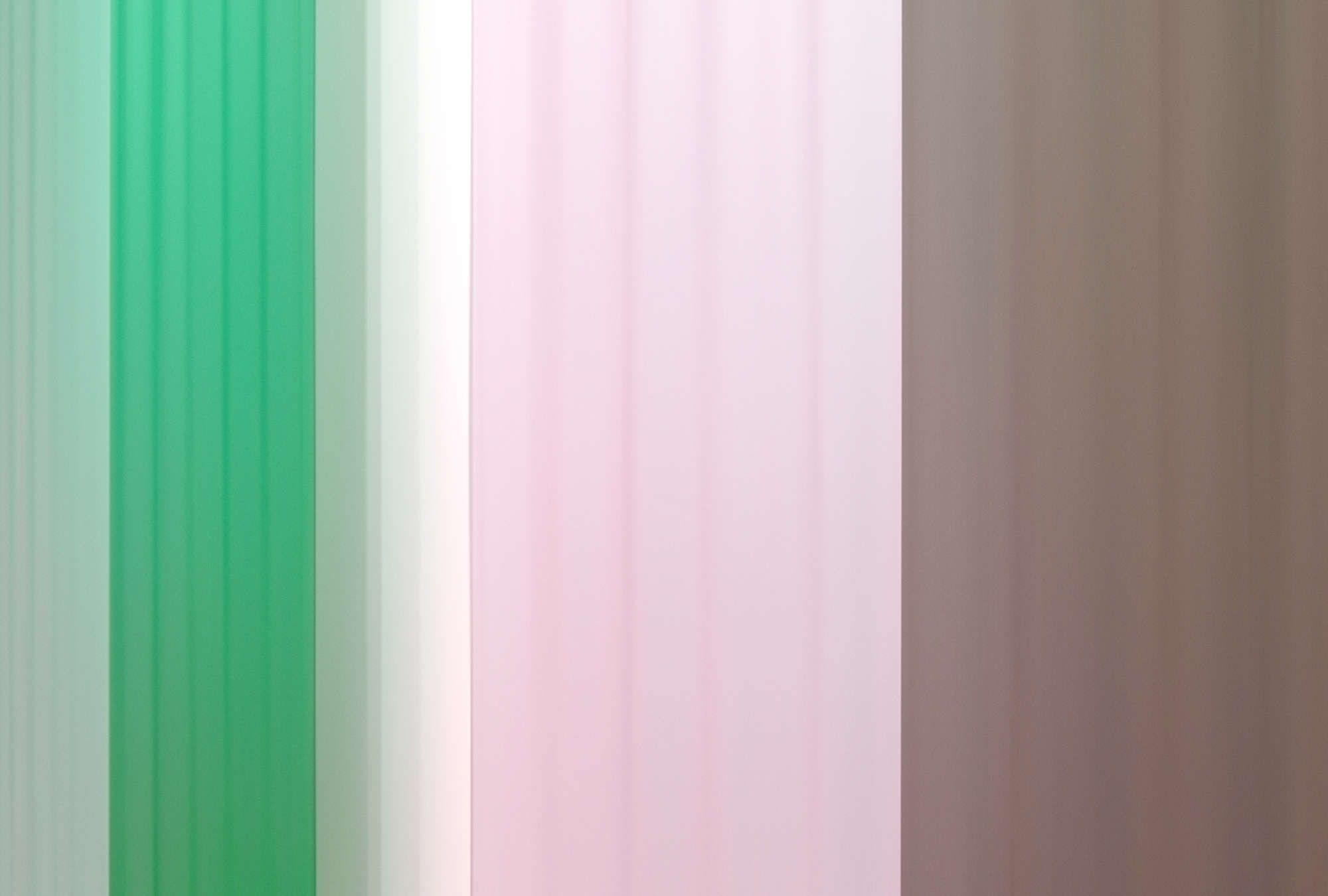             Photo wallpaper »co-coloures 1« - colour gradient with stripes - green pink, brown | matt, smooth non-woven
        