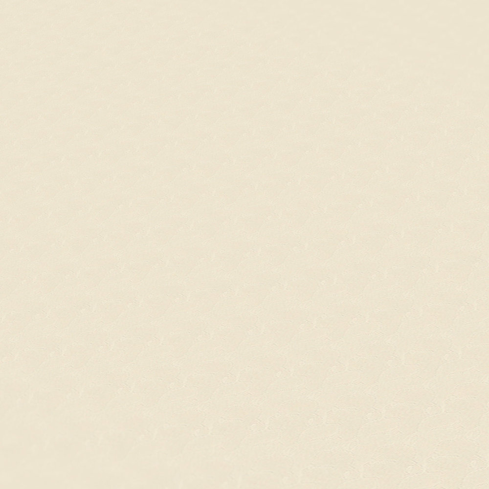             Papel pintado Karl LAGERFELD liso con motivo de perfil - beige
        