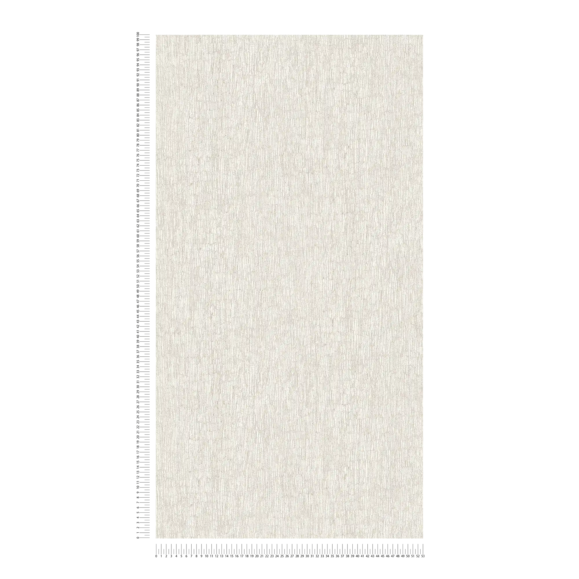             Carta da parati non tessuta in aspetto tessile, leggermente lucido - bianco, grigio, argento
        