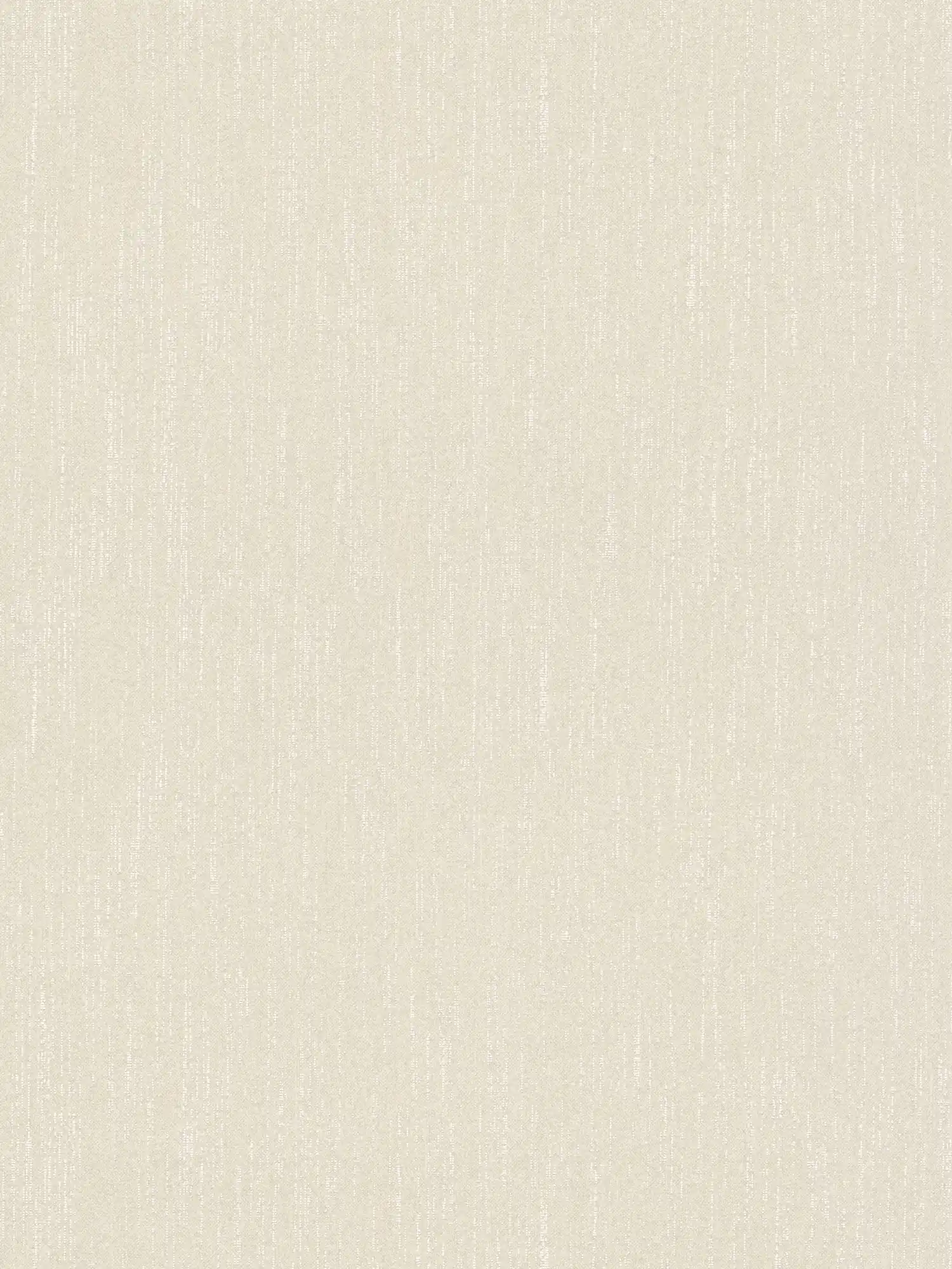 Gloss wallpaper cream white with textile optics & shimmer effect - white
