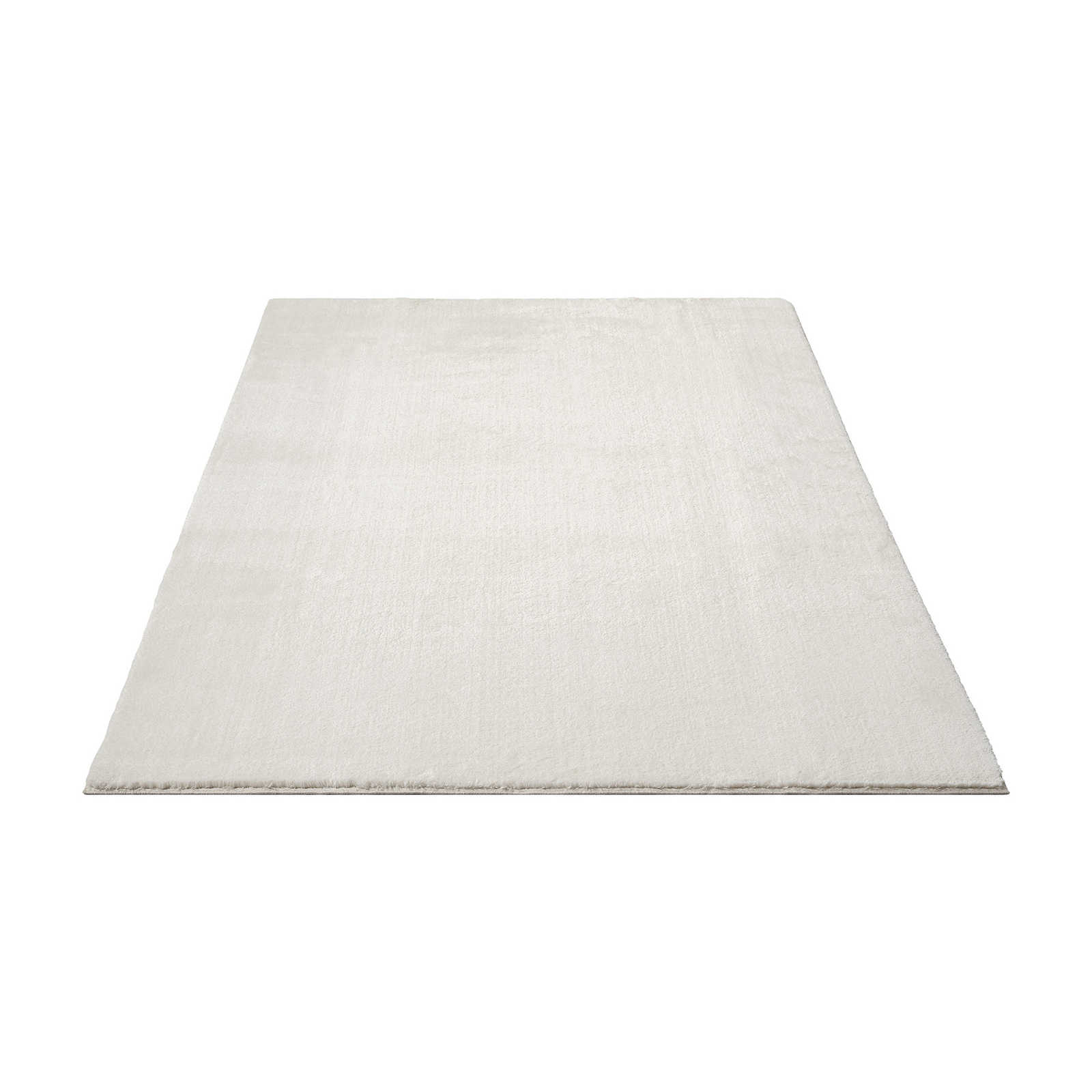 Modieus hoogpolig tapijt in crème - 290 x 200 cm
