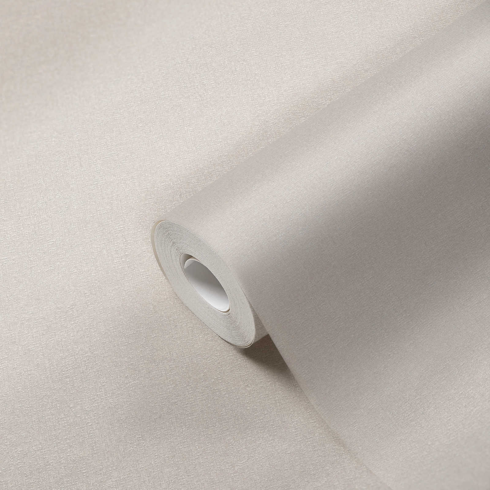             Papier peint intissé à texture fine - crème, blanc, gris
        