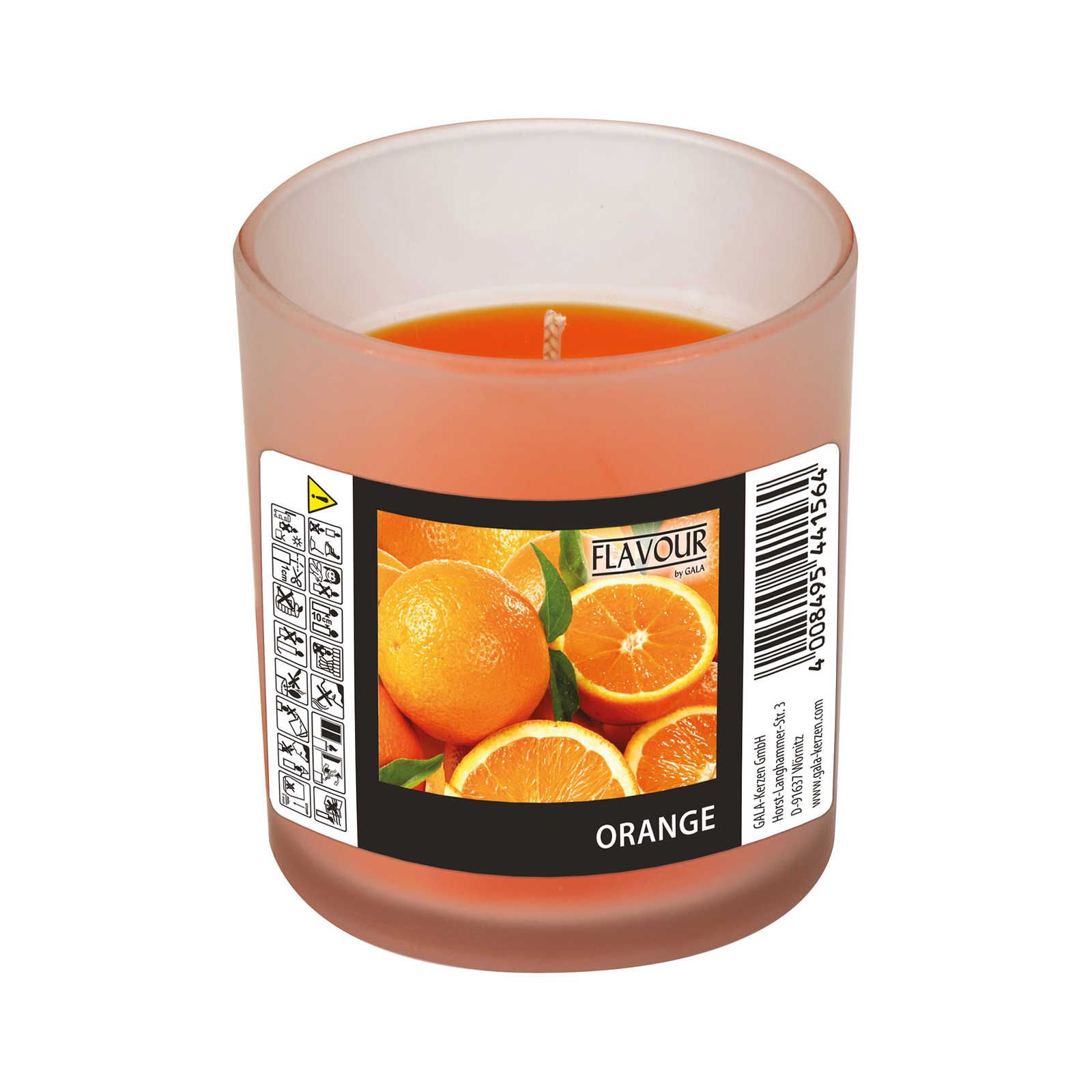             Sinaasappel geurkaars met oppeppende geur - 110g
        