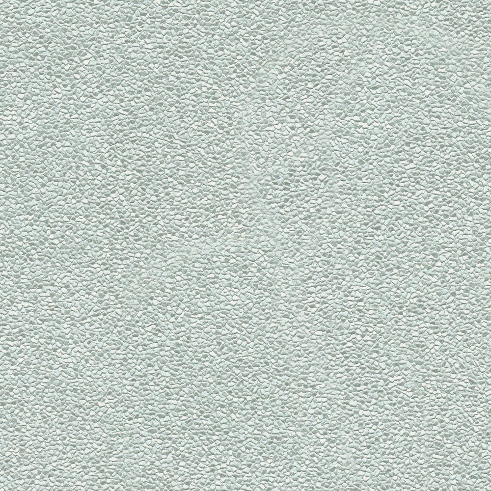             Wallpaper sand texture in grey-green with satin finish
        
