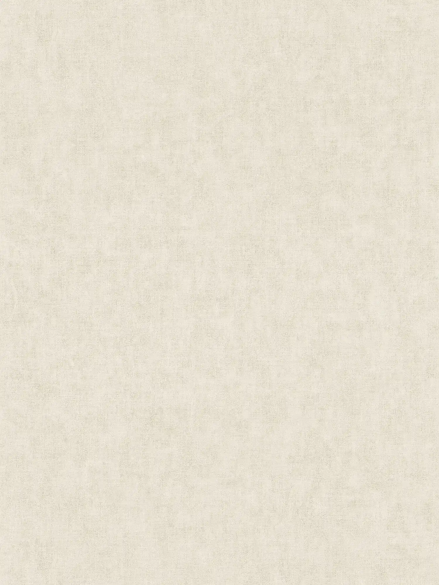 Scandinavian style plain wallpaper with linen look - beige
