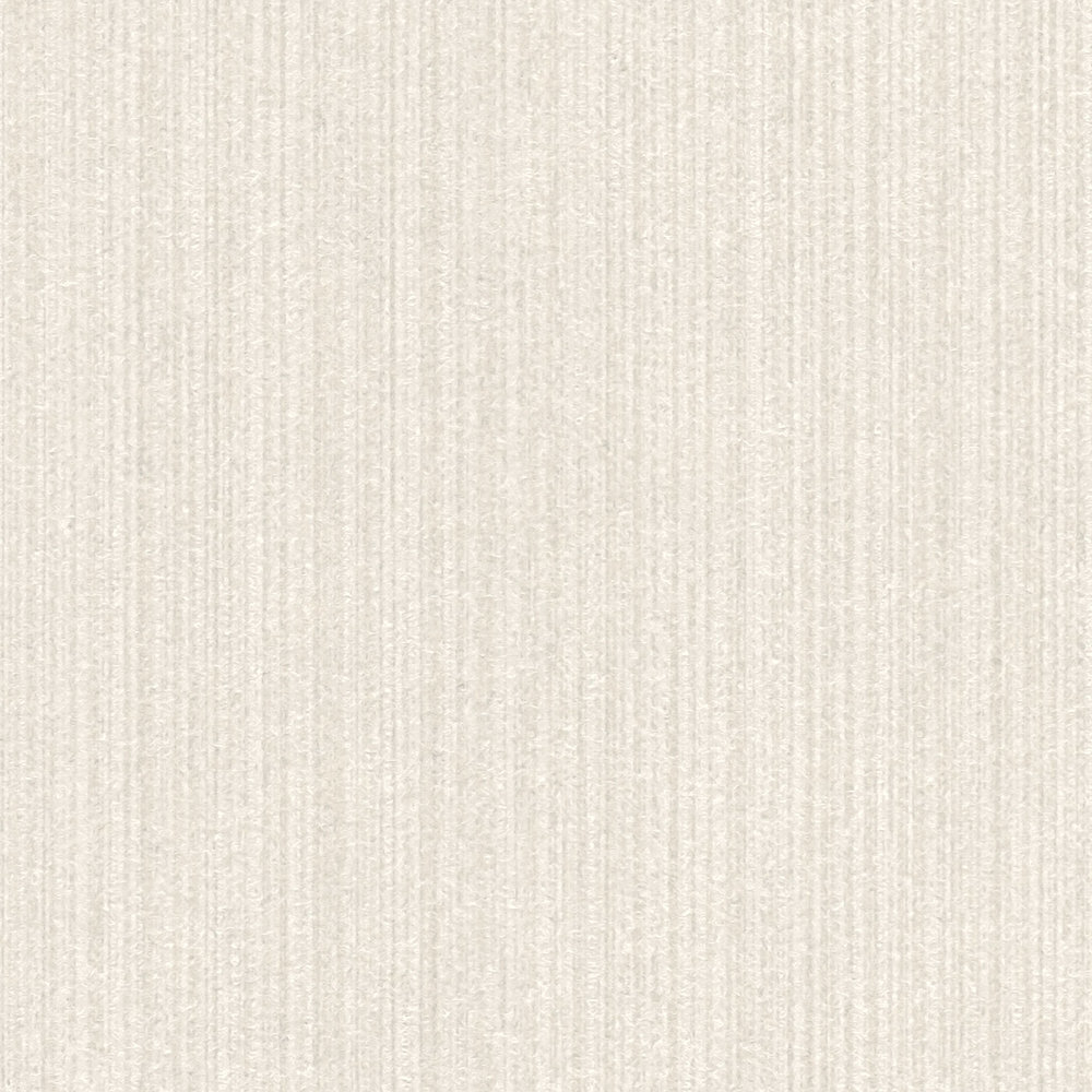             Glitter wallpaper with lined design & wild silk look - white
        