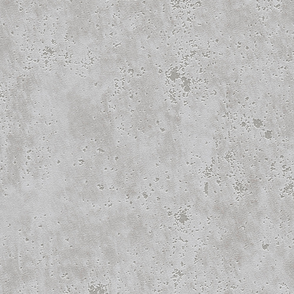             Wallpaper plaster look with rough surface texture - grey
        