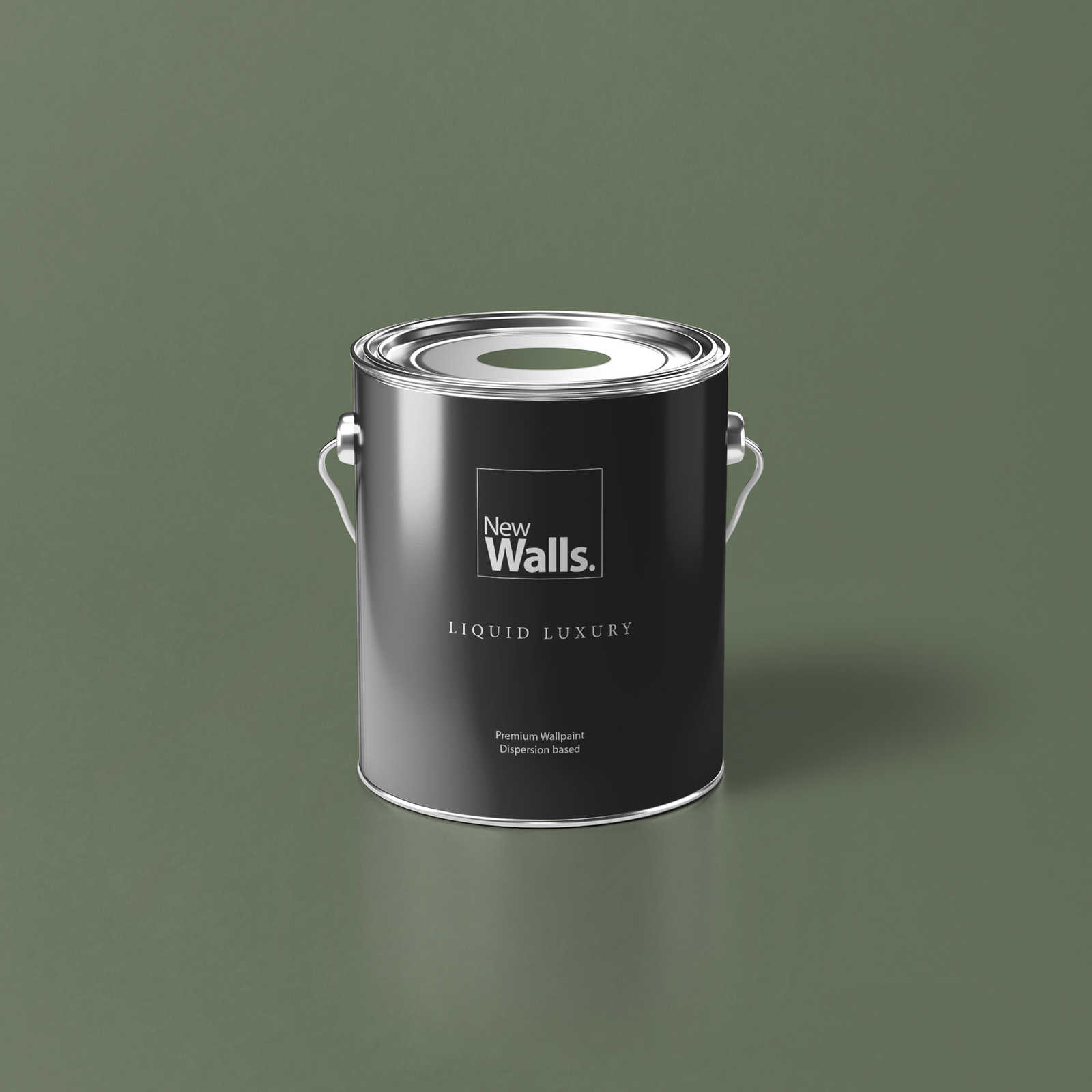 Premium Wall Paint Relaxing Olive Green »Gorgeous Green« NW504 – 2.5 litre
