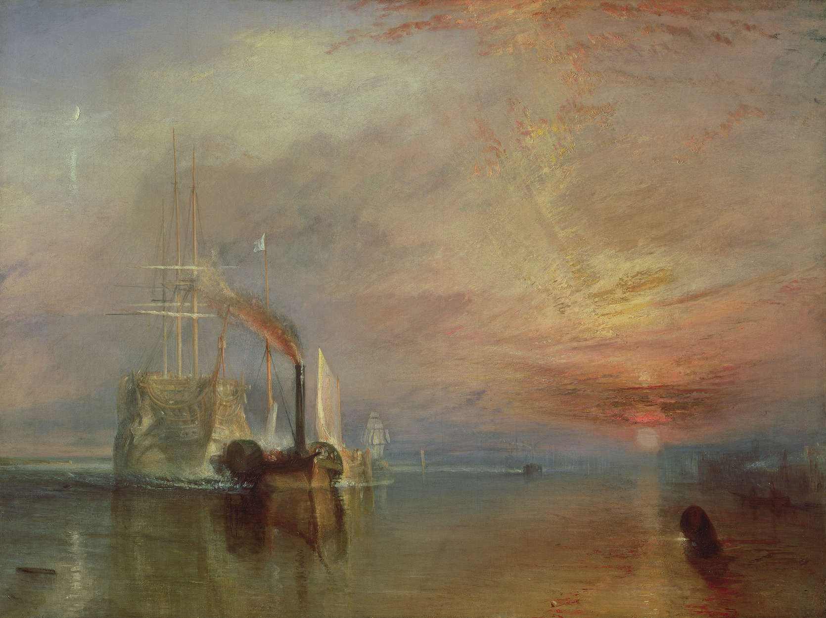             Photo wallpaper "The fighting Temeraire" by Joseph Turner
        
