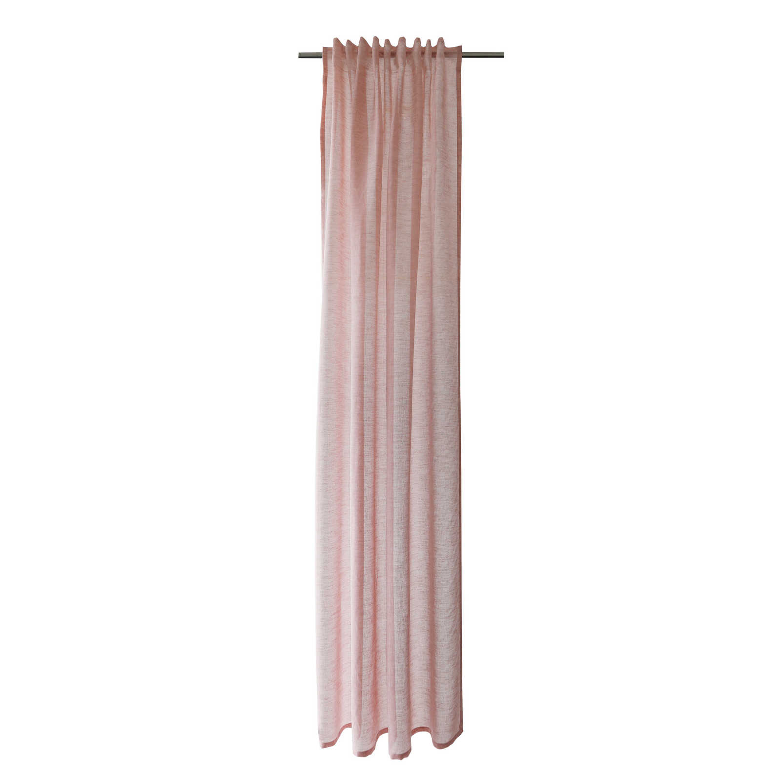         Echarpe décorative à passants 140 cm x 245 cm fibre synthétique rose
    