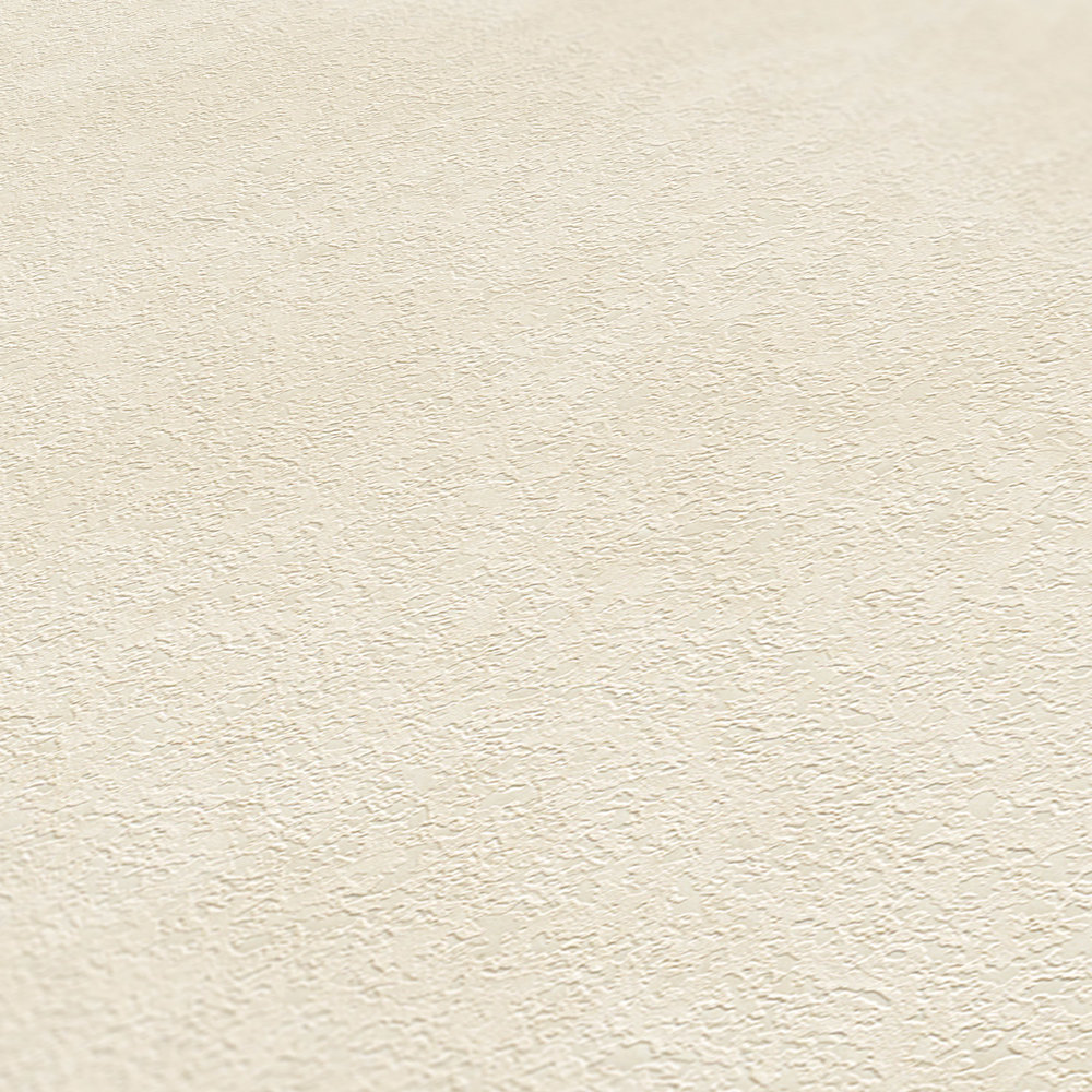             Crème-beige behang met textuureffect, effen & zijdemat
        