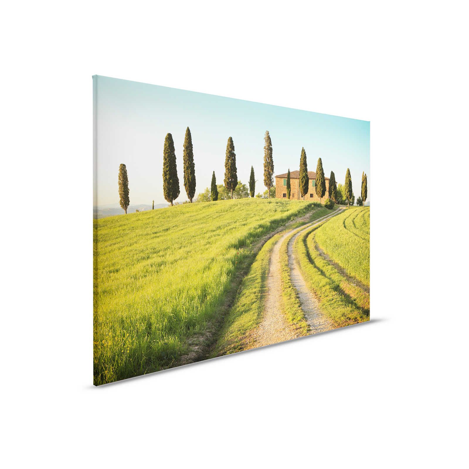         Nature Canvas painting Tuscany with Villa and Cypresses - 0,90 m x 0,60 m
    