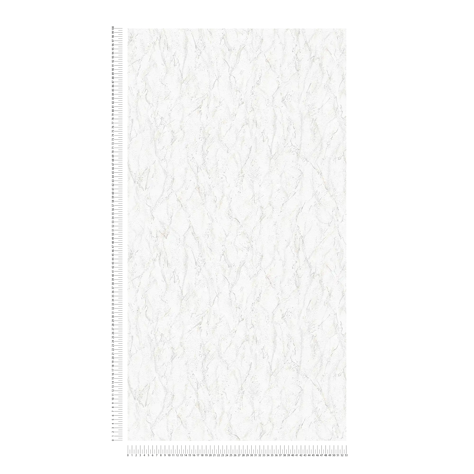             Carta da parati strutturata con motivo a rilievo ed effetto marmo - grigio, bianco
        