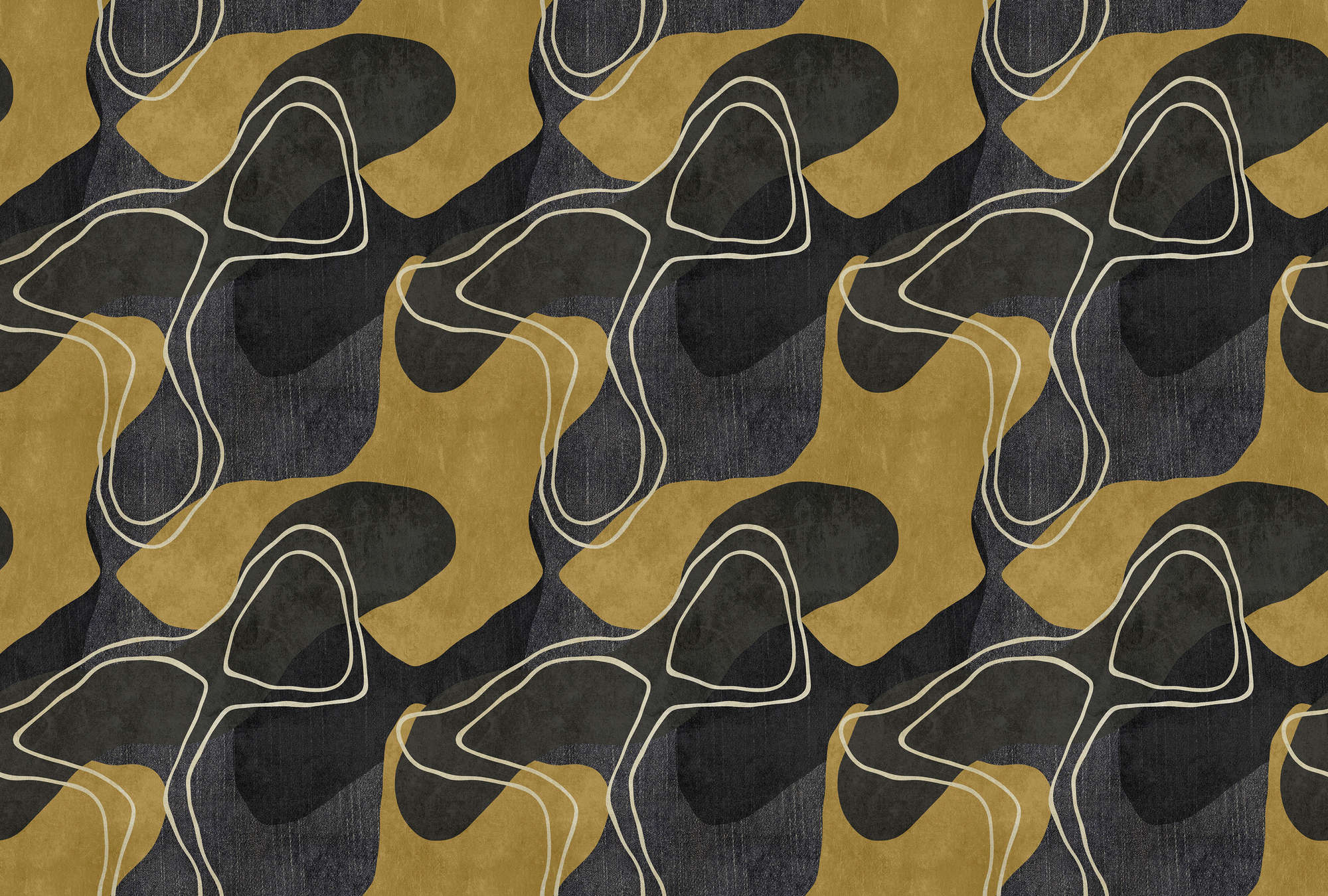             Terra 2 - Abstract photo wallpaper ethnic pattern in natural colours
        