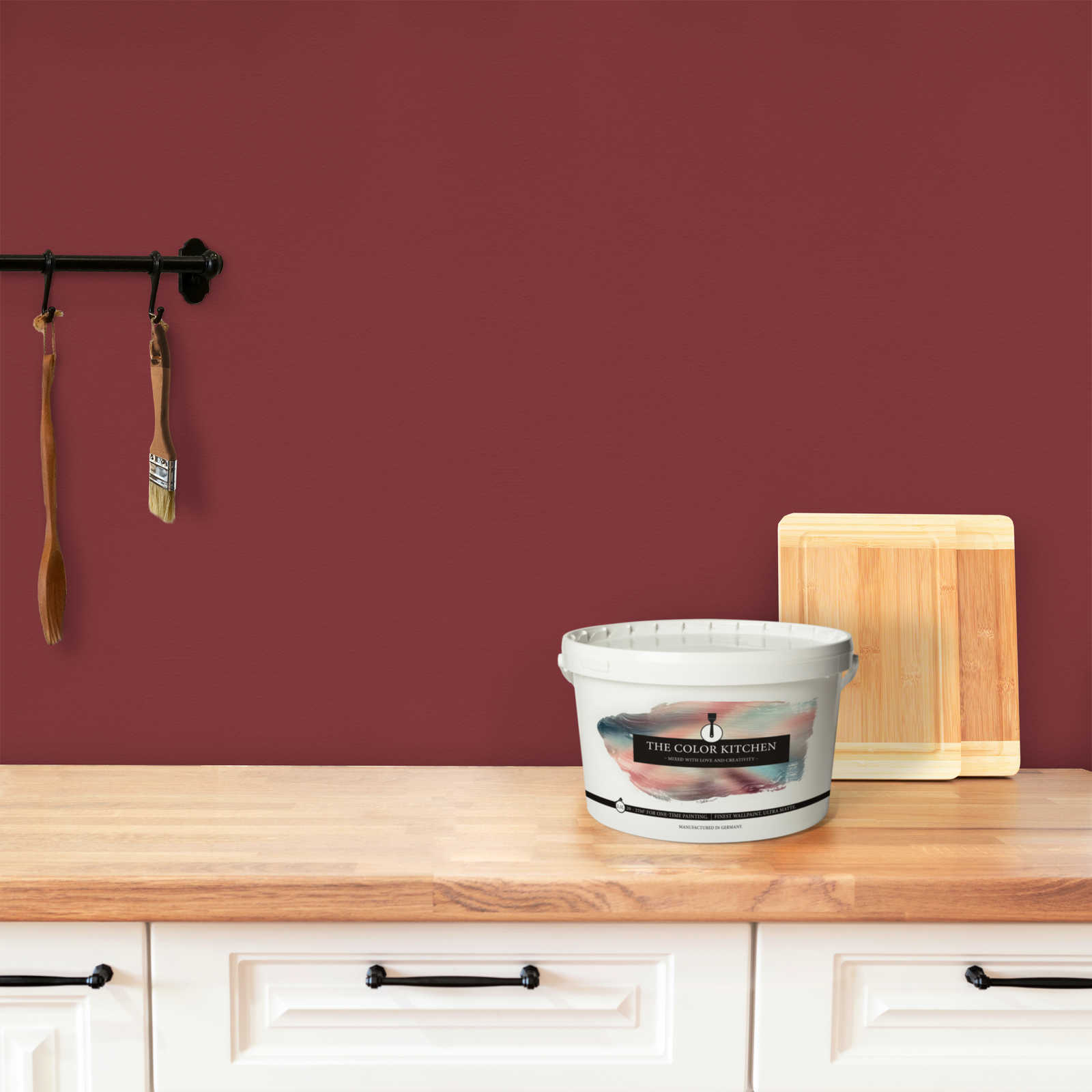             Wall Paint TCK7006 »Perky Pomegranate« in passionate dark red – 2.5 litre
        