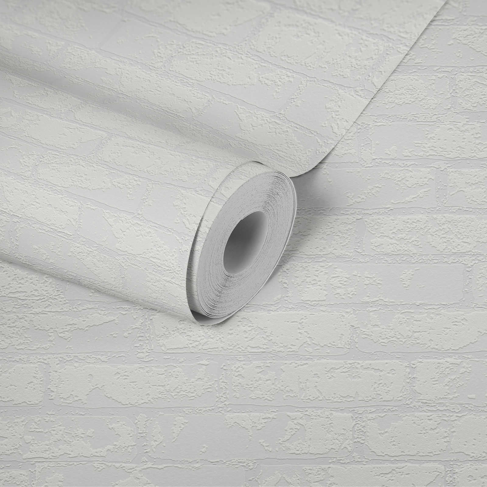             Non-woven wallpaper with stone look paintable - 25,00 m x 1,06 m
        