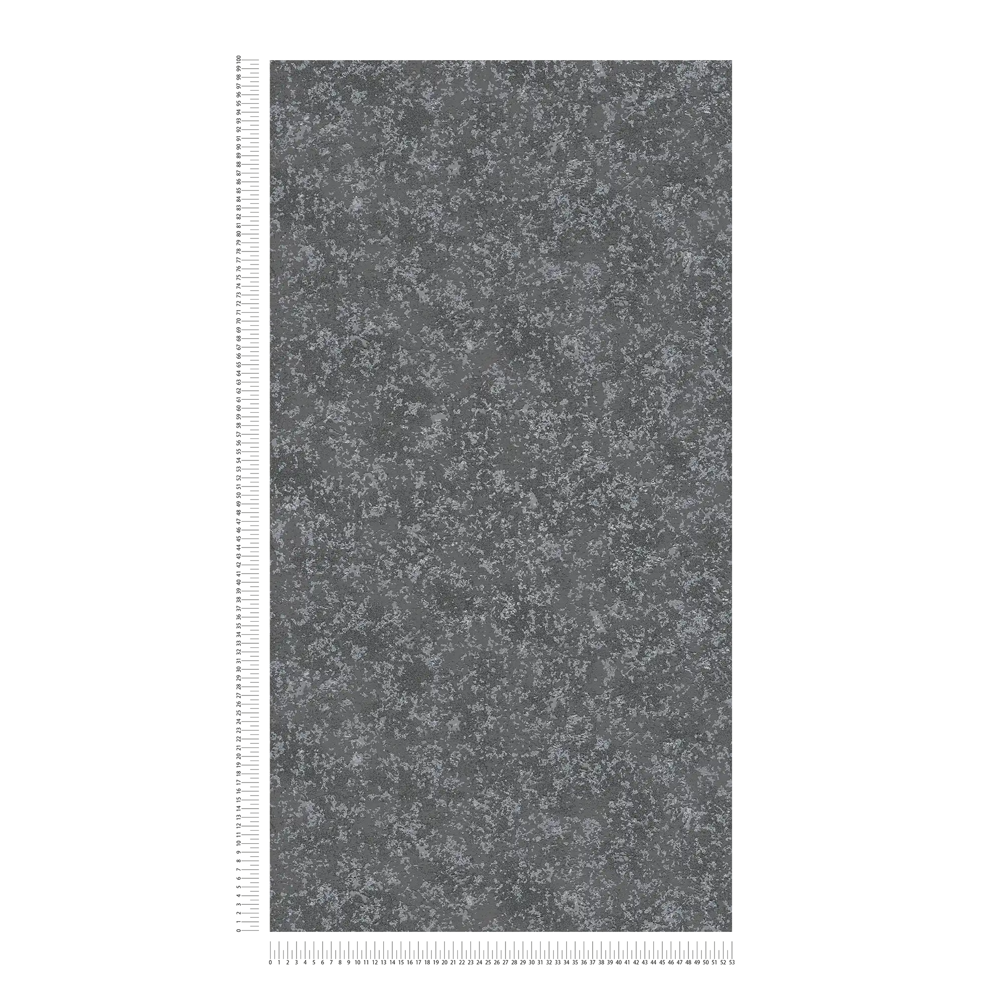             Plaster optics non-woven wallpaper with textured pattern - grey, metallic
        