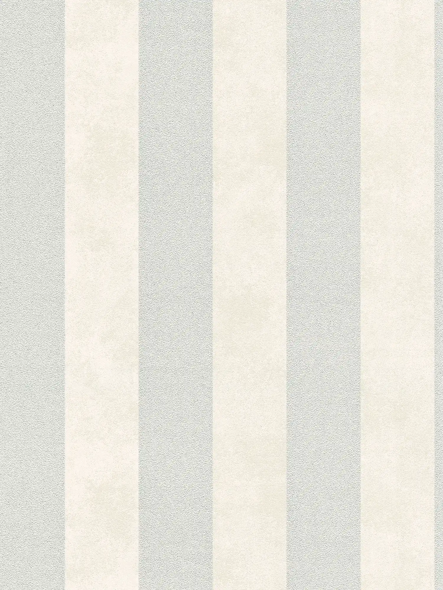 Papier peint à rayures en bloc avec motifs colorés et texturés - argenté, gris, blanc
