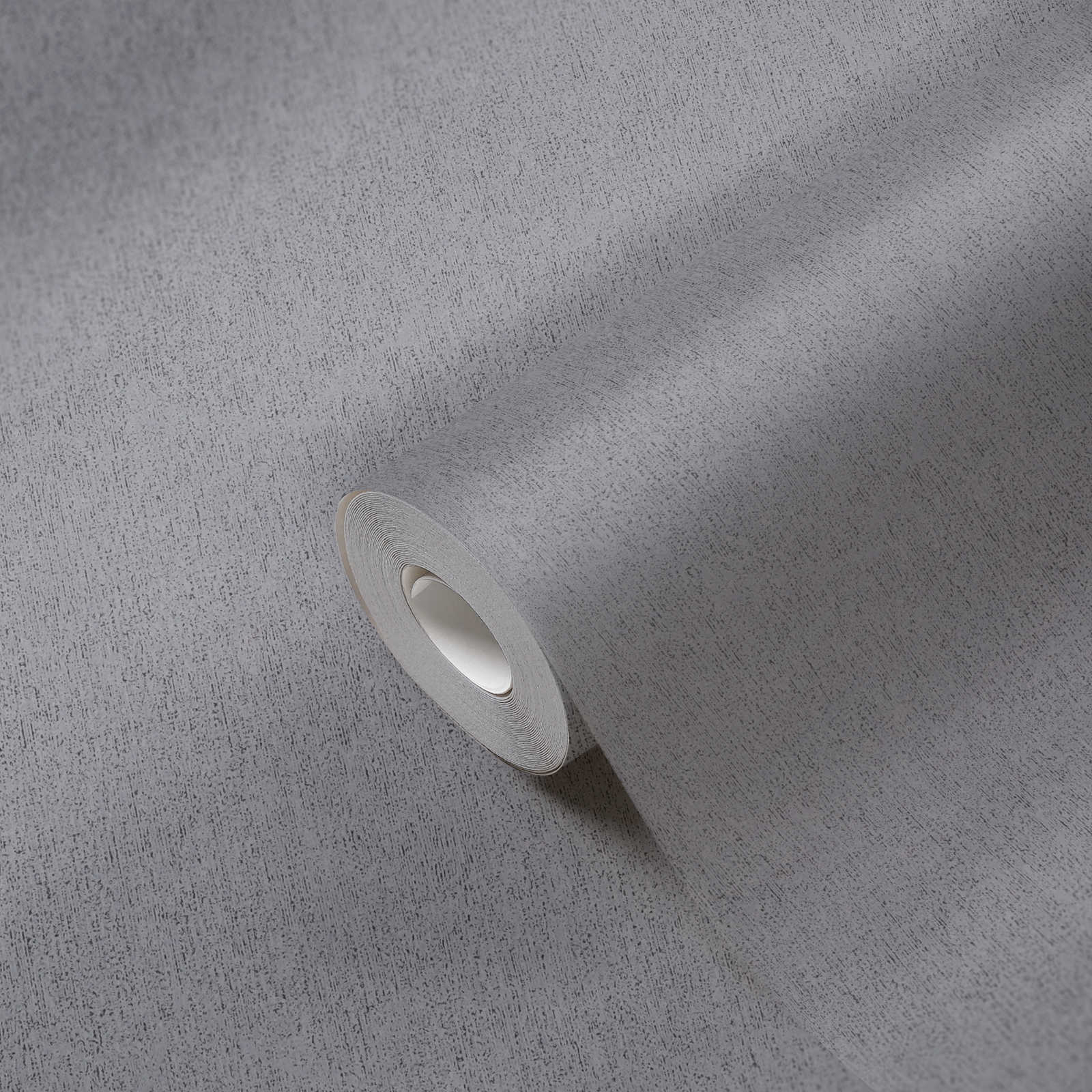             Smooth non-woven wallpaper in textured look - grey, dark grey
        