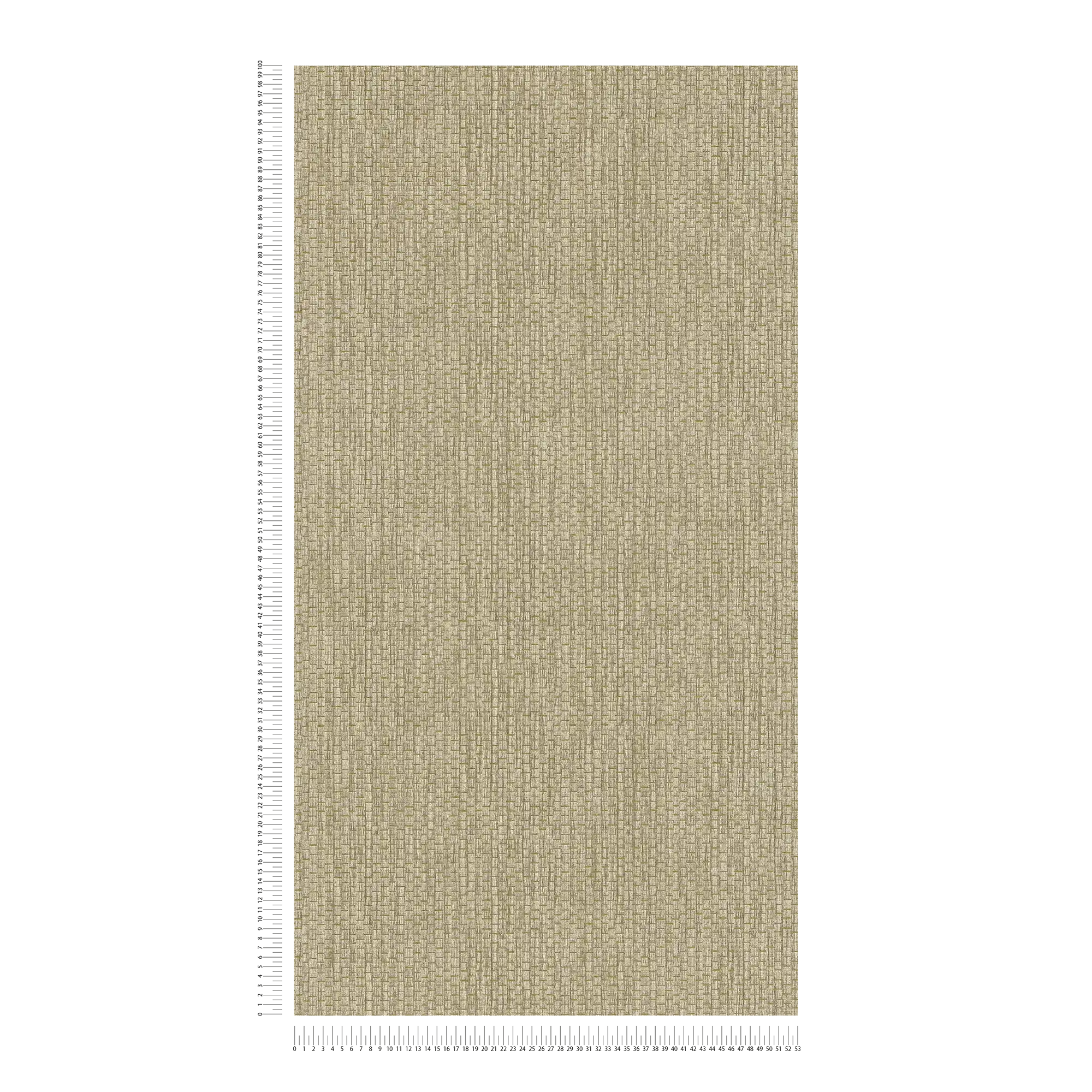             Carta da parati naturale con design a stuoia di canne - beige, grigio
        