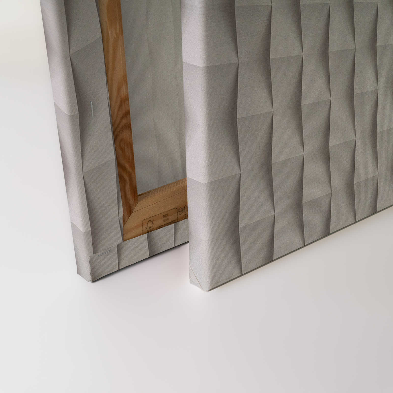             Casa de papel 2 - Pintura en lienzo 3D Diseño plegado de papel con sombras - 1,20 m x 0,80 m
        