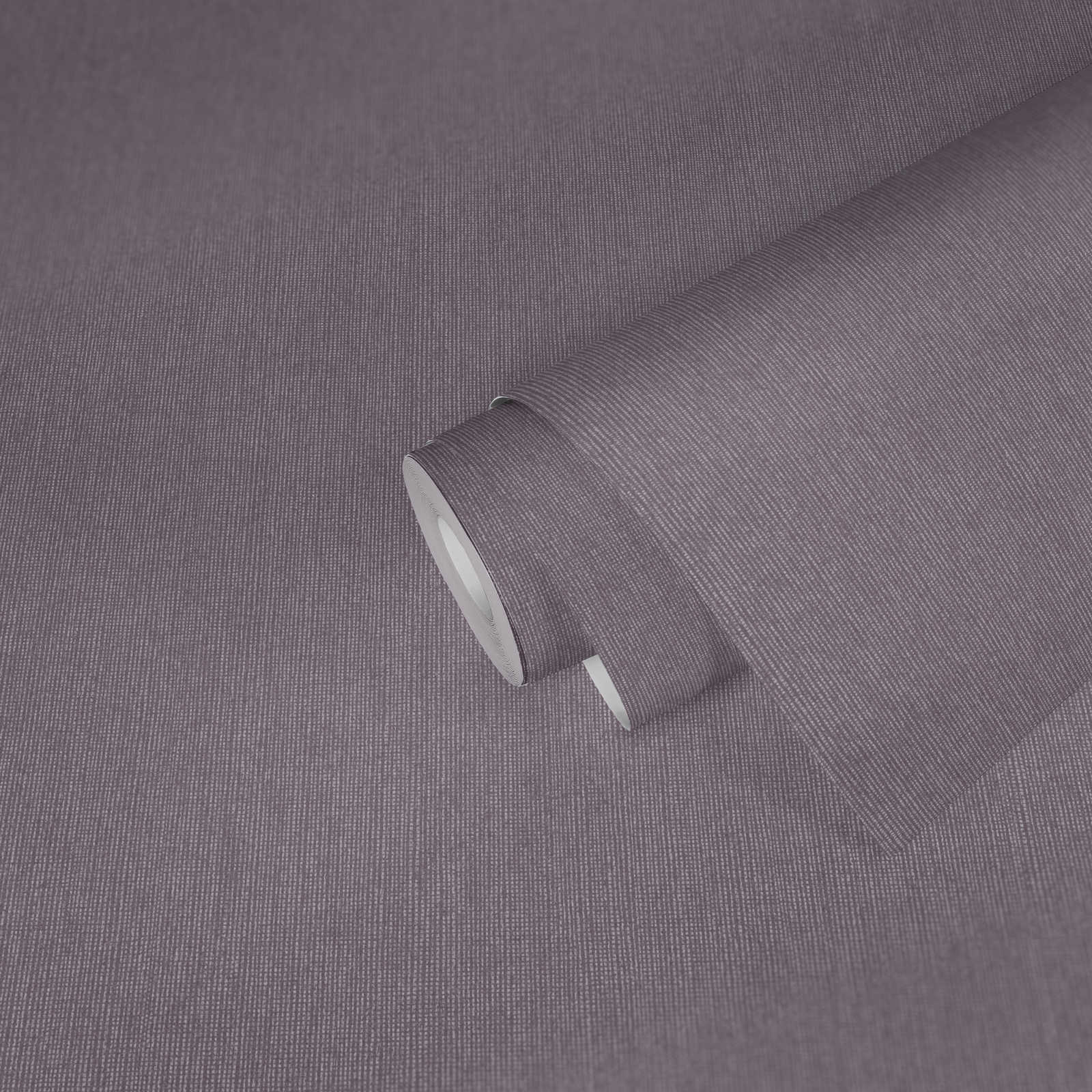             Gloss wallpaper with textile texture & shimmer effect - purple, grey
        