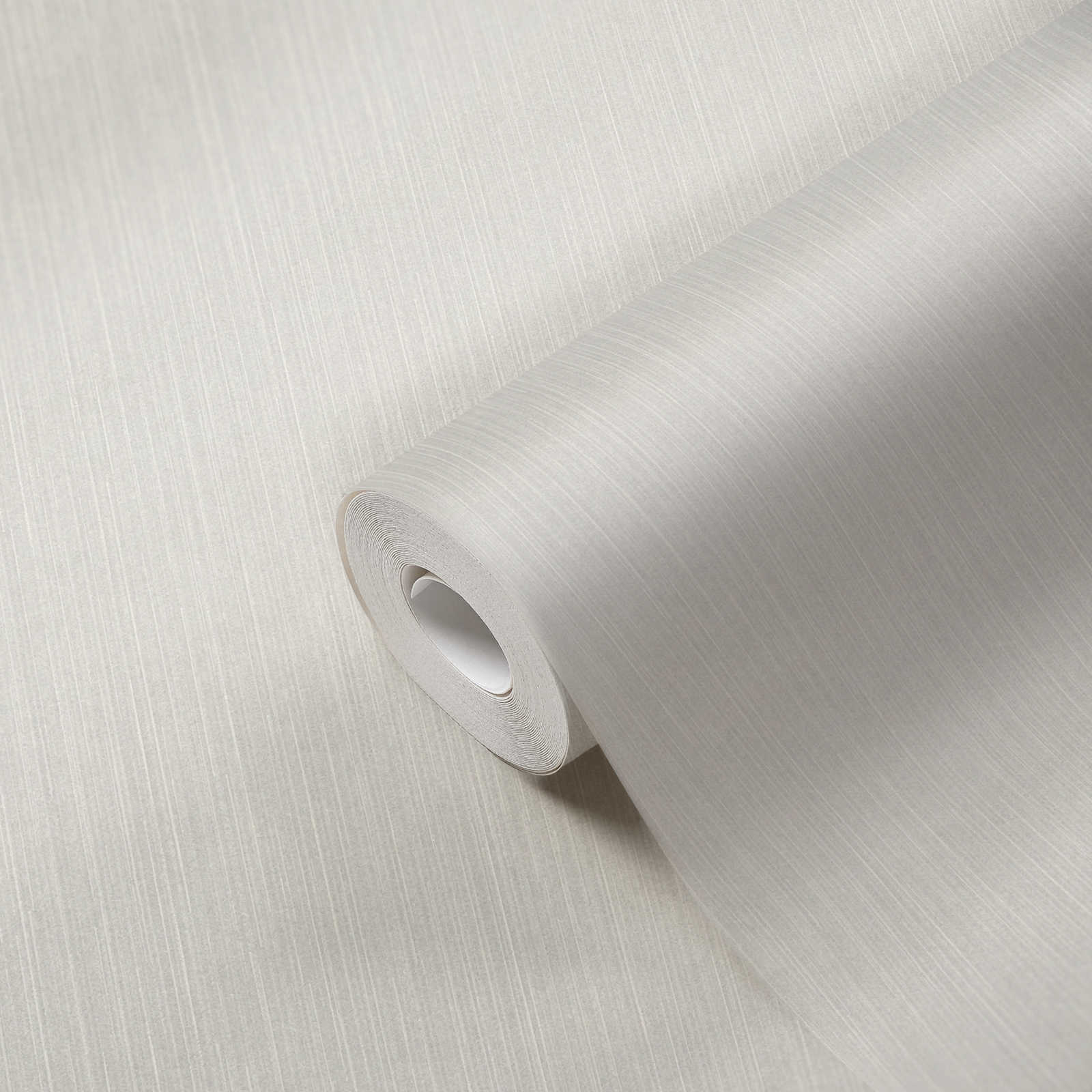             Papier peint intissé blanc avec effet scintillant & design de lignes - blanc, gris
        