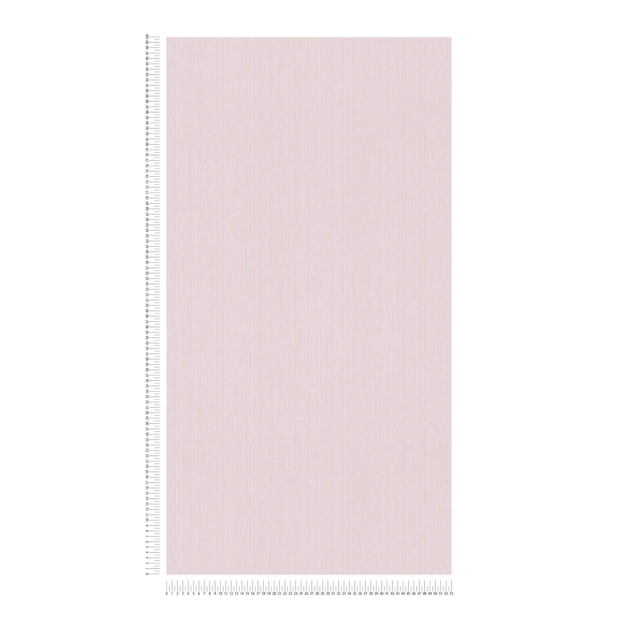             Pink non-woven wallpaper silk matte, plain with texture effect
        