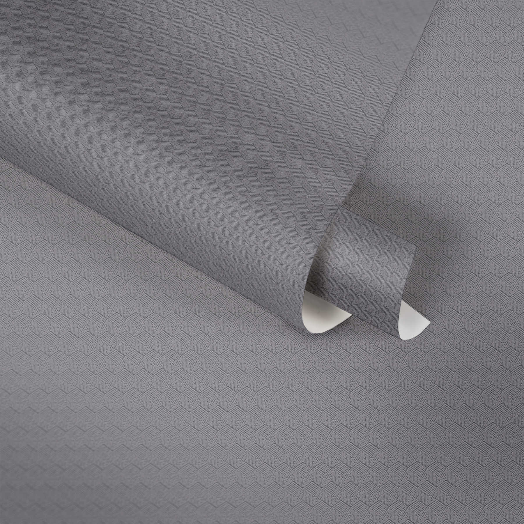             Wallpaper zigzag design & texture pattern - grey
        