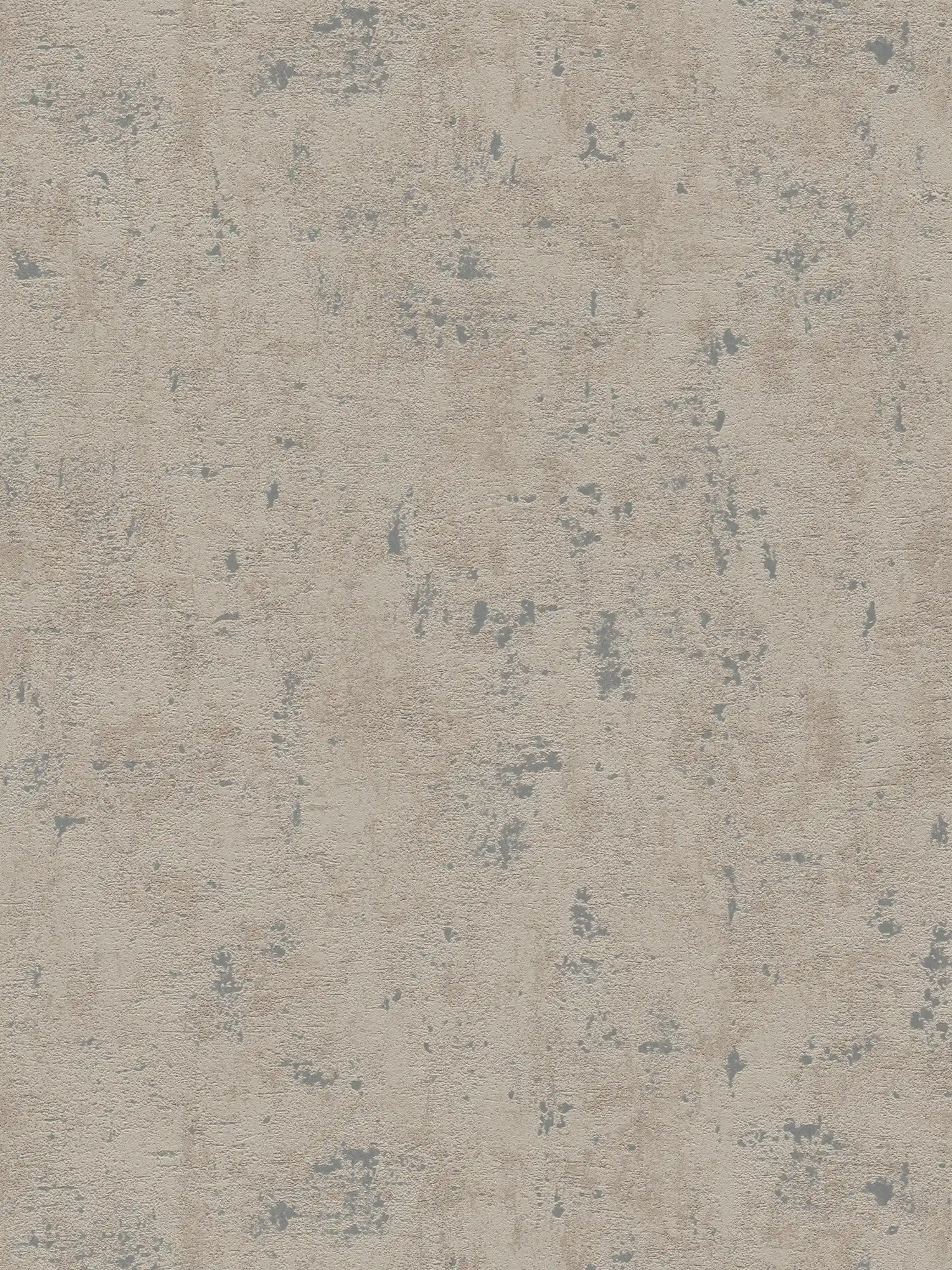 Wallpaper with abstract raffia pattern and metallic effects - grey, silver
