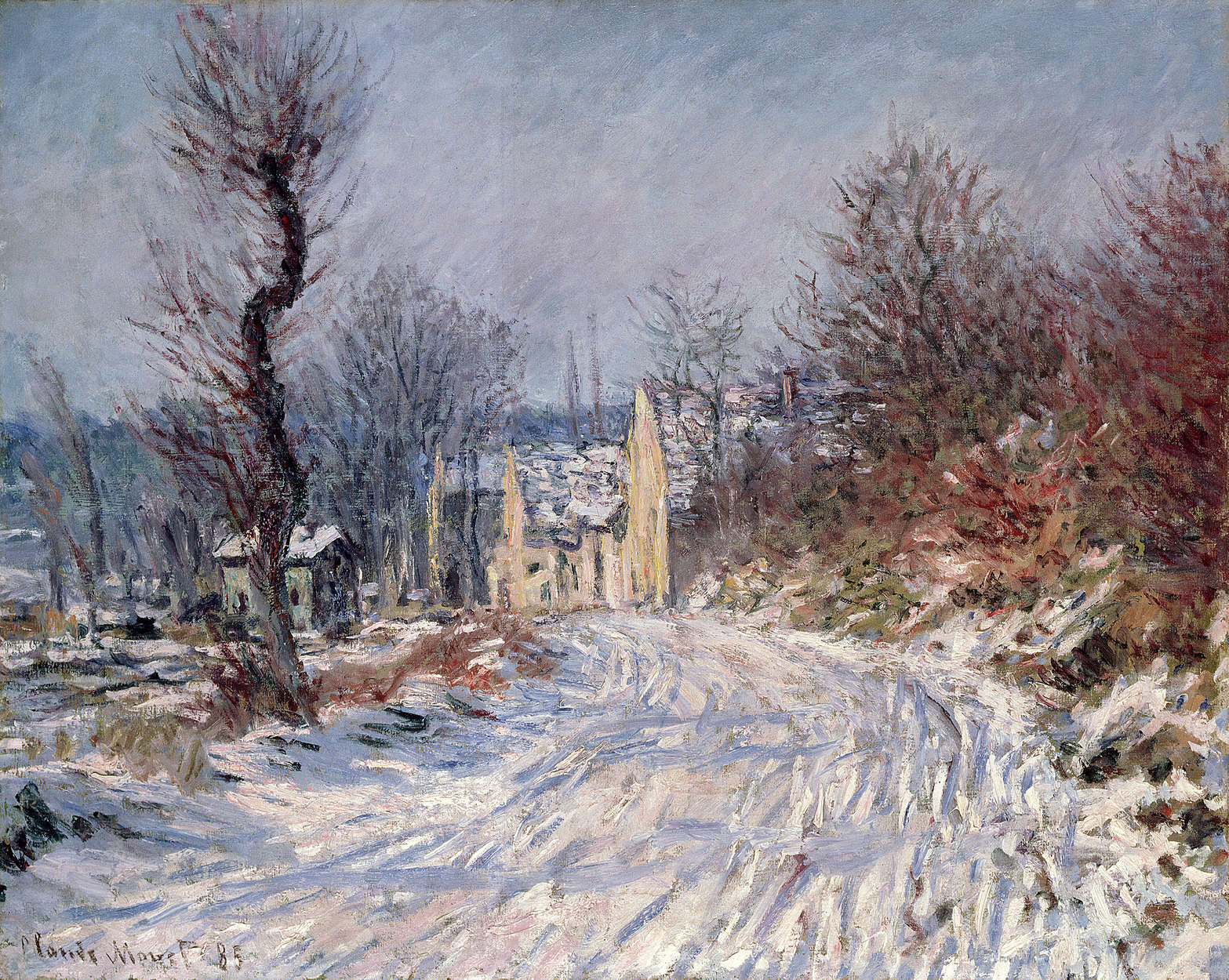             Fotomurali "La strada per Giverny" di Claude Monet
        