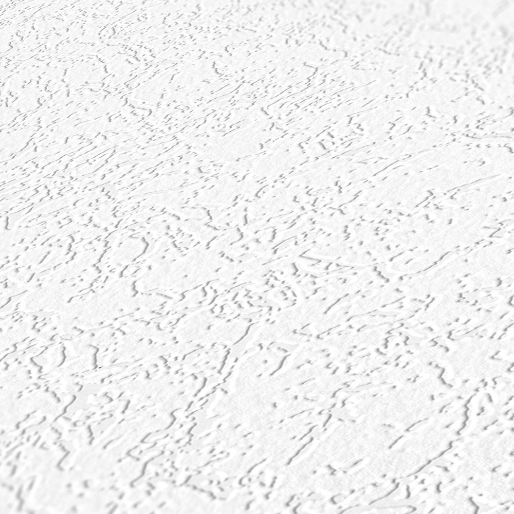             Carta da parati roughcast opic bianco puro con effetto texture - bianco
        