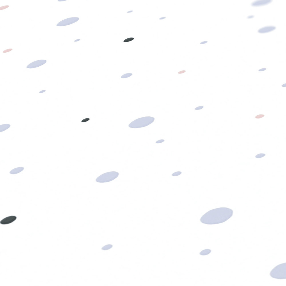             Papel pintado infantil de puntos - gris, negro, blanco
        