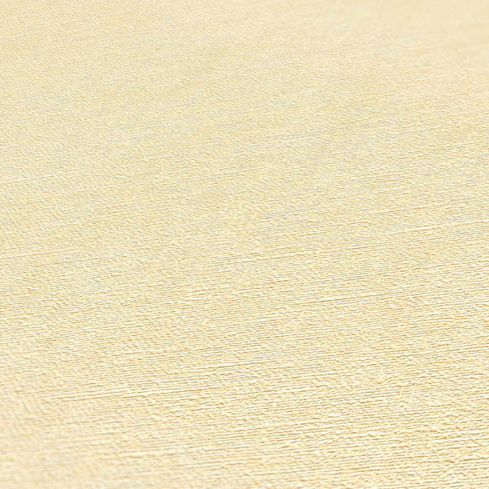             Papel pintado no tejido, monocolor, aspecto textil - beige
        
