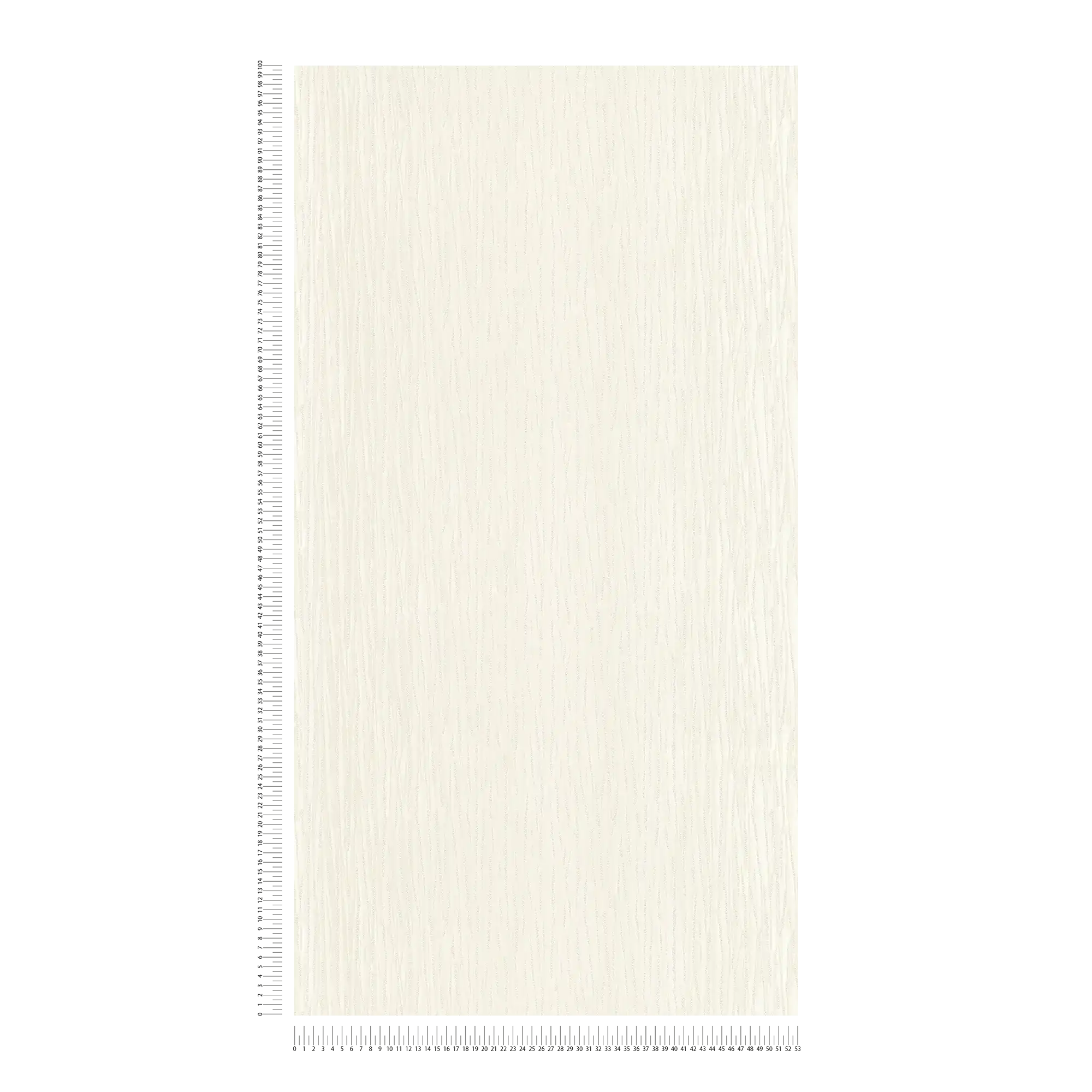             Carta da parati a tinta unita color crema con lucentezza metallica e disegno a tratteggio
        
