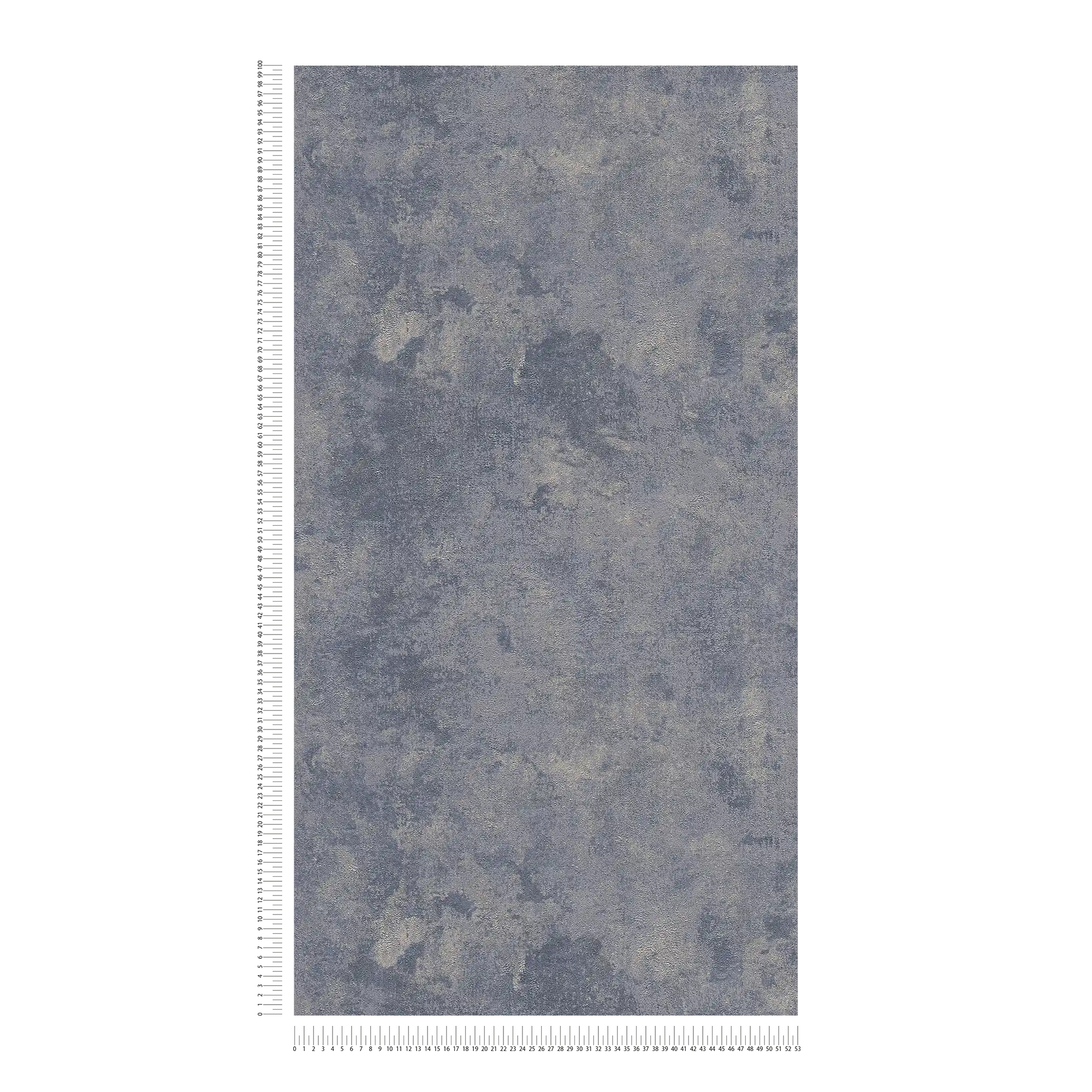             behang grove structuur & glanseffect - blauw, zilver, grijs
        