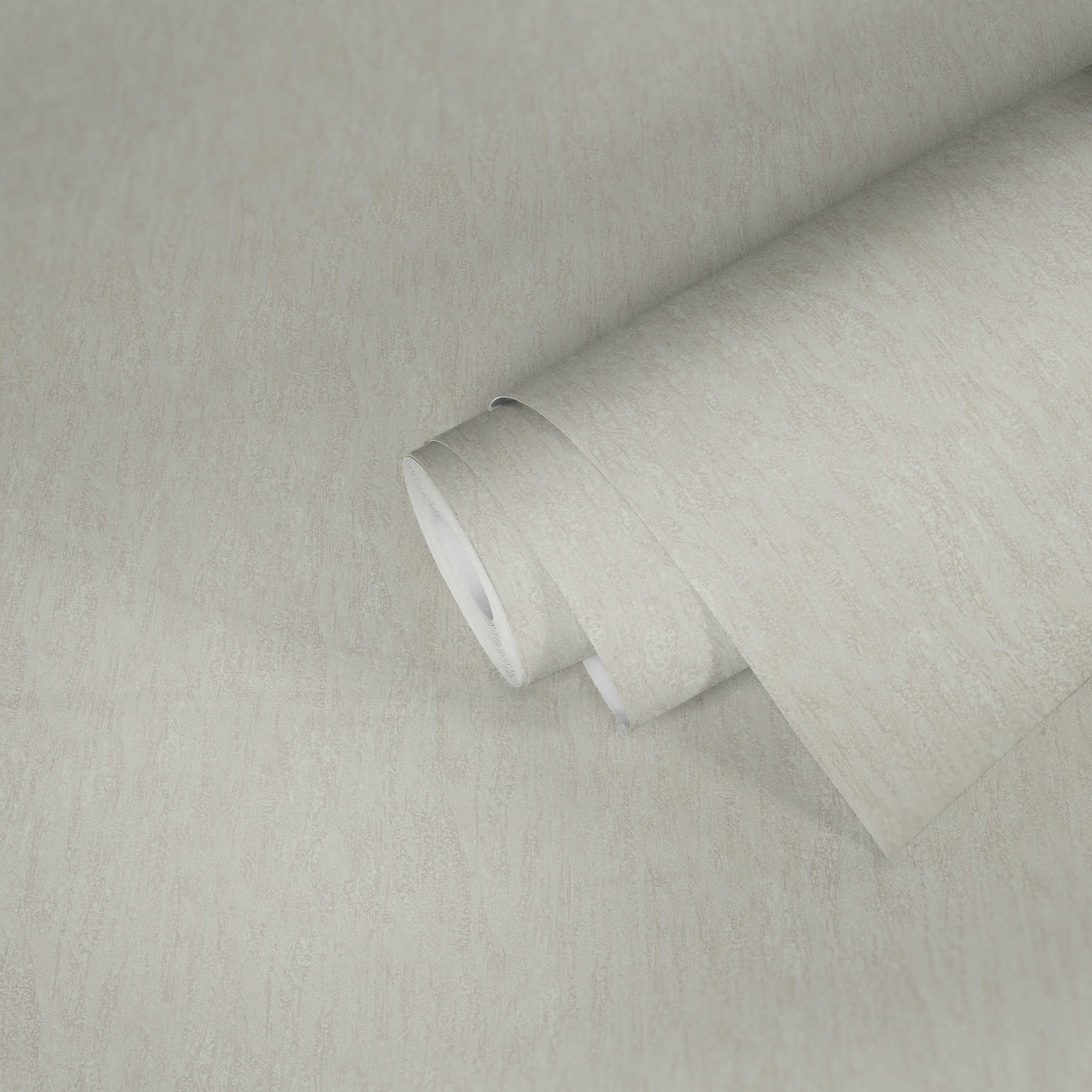             Papier peint structuré avec motif naturel gaufré uni - Crème
        