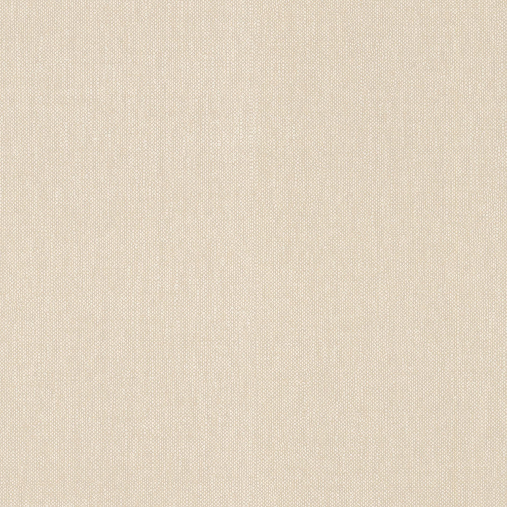             Papel pintado liso beige con estructura textil de estilo rústico
        