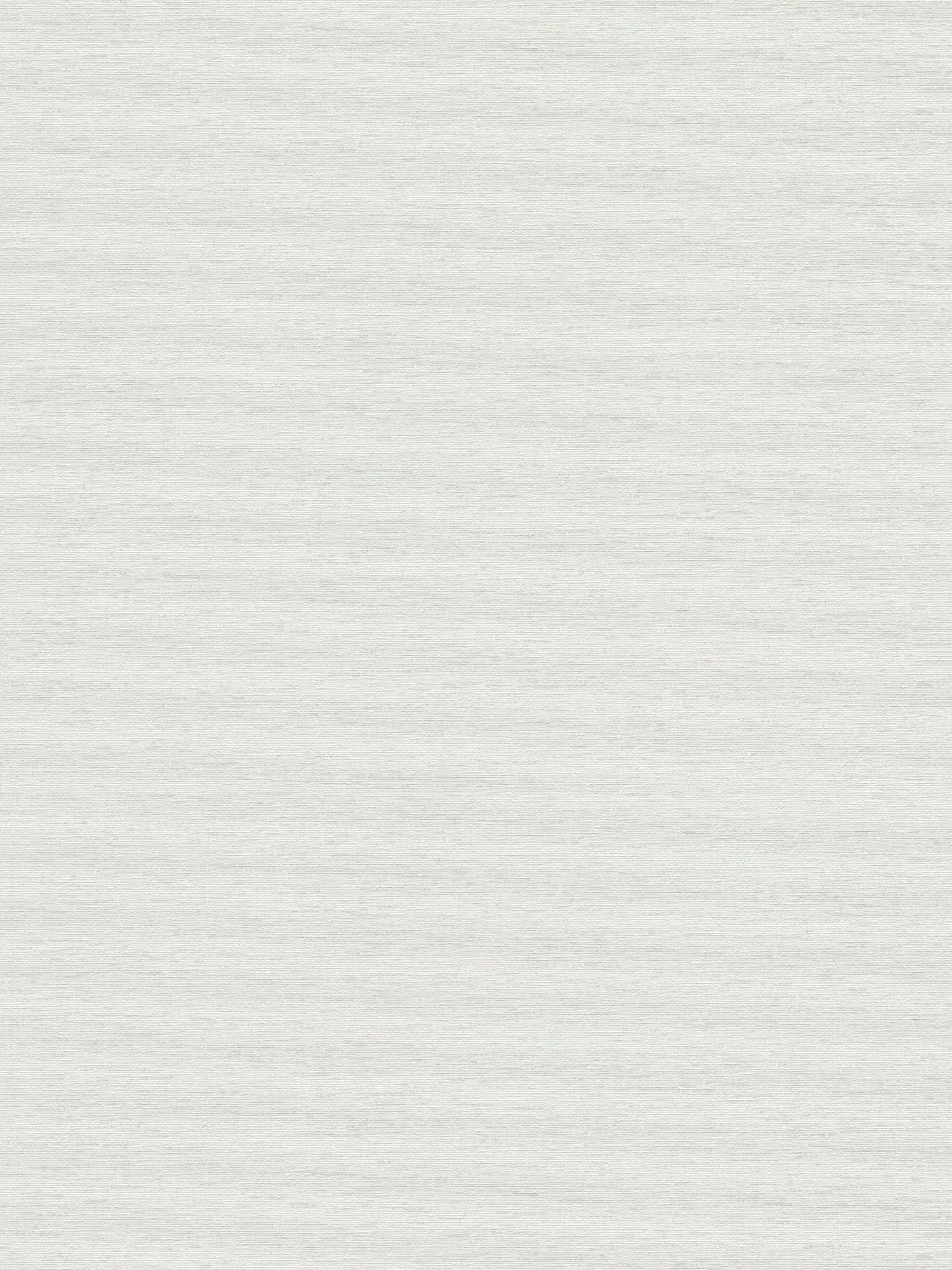 Non-woven wallpaper plain with textile structure, matt - white, light grey
