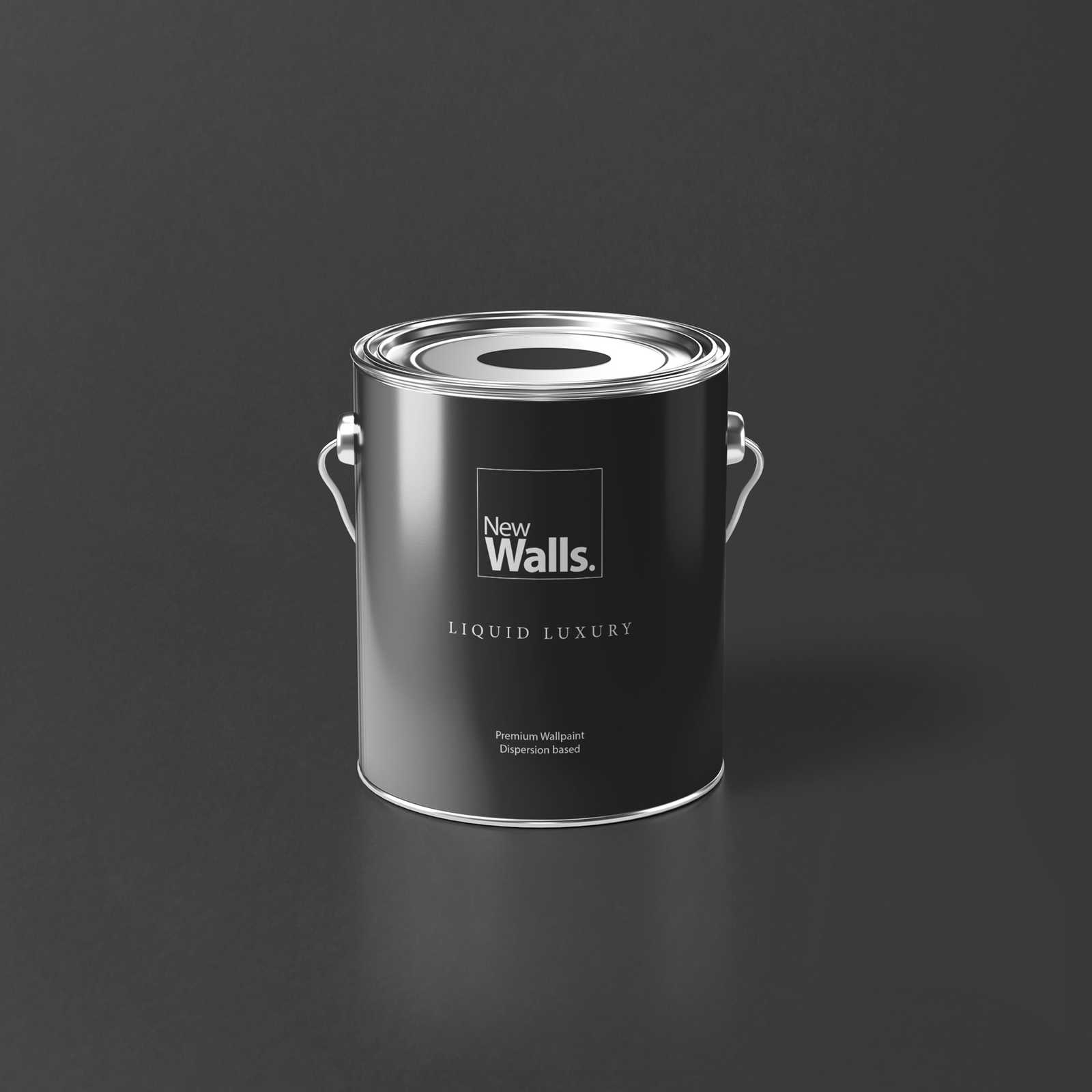 Premium Wall Paint strong black »Charcoal« NW106 – 2.5 litre
