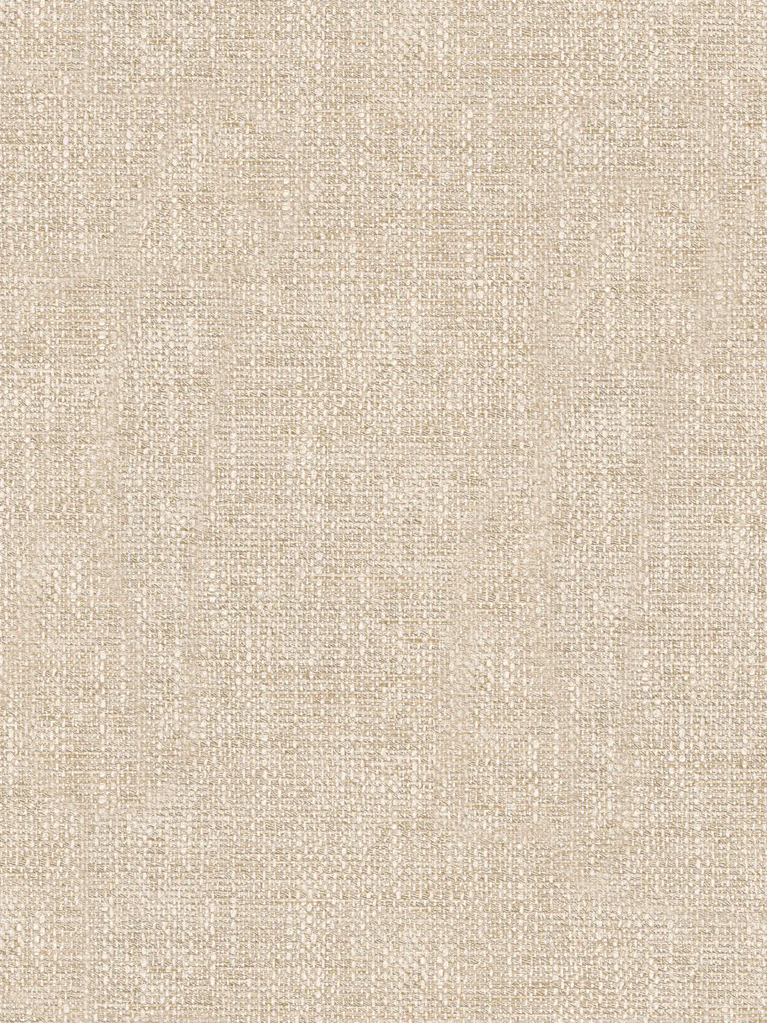 Linen look wallpaper Brown, coarse burlap with texture effect
