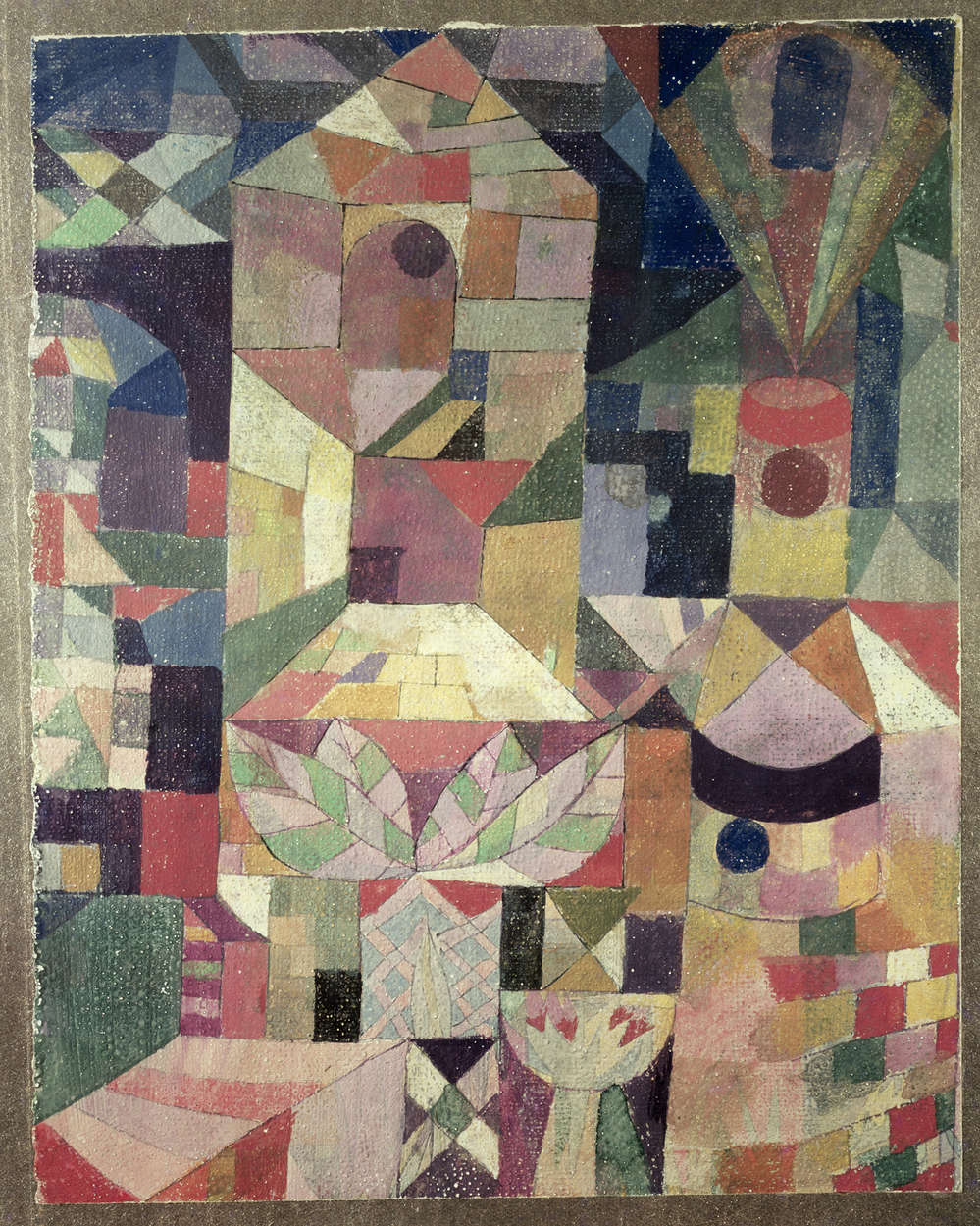            Mural "Jardín del Castillo" de Paul Klee
        