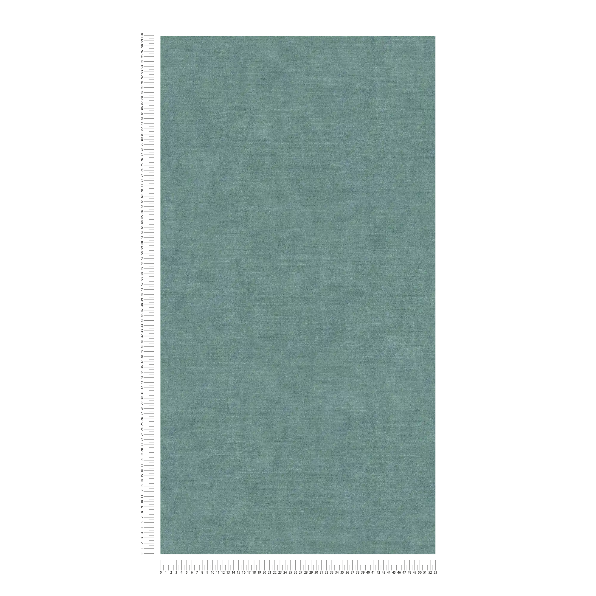             Papier peint uni pétrole chiné accents verts - bleu, vert
        