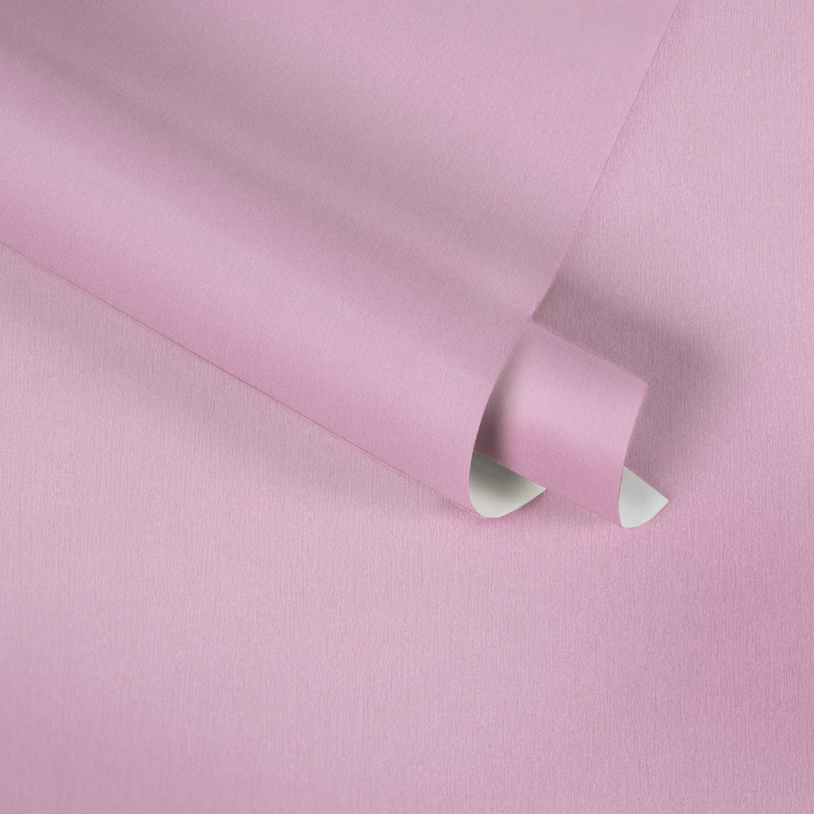             Papier peint chambre fille uni - rose
        