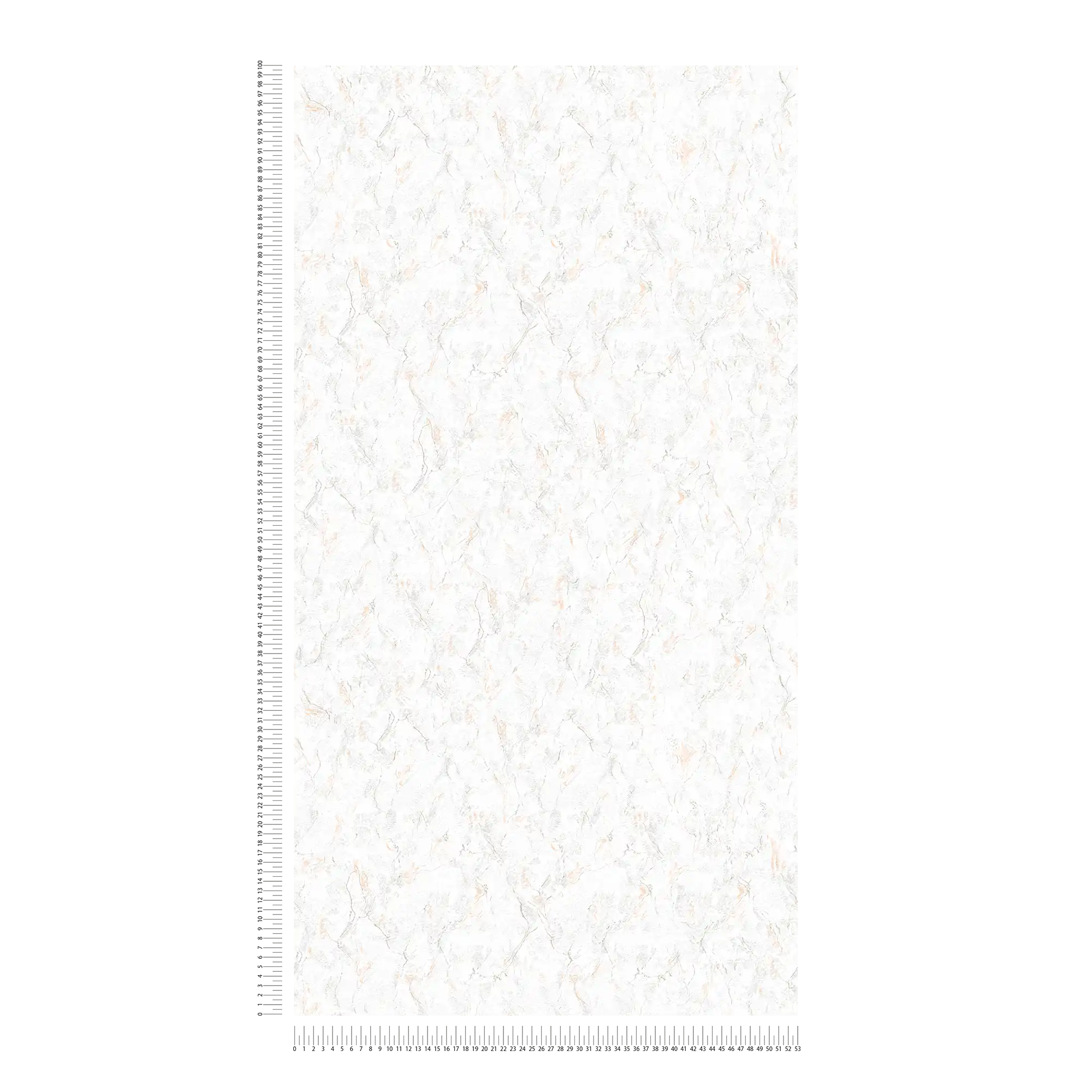             Carta da parati marmorizzata con aspetto di pietra naturale - grigio, bianco
        