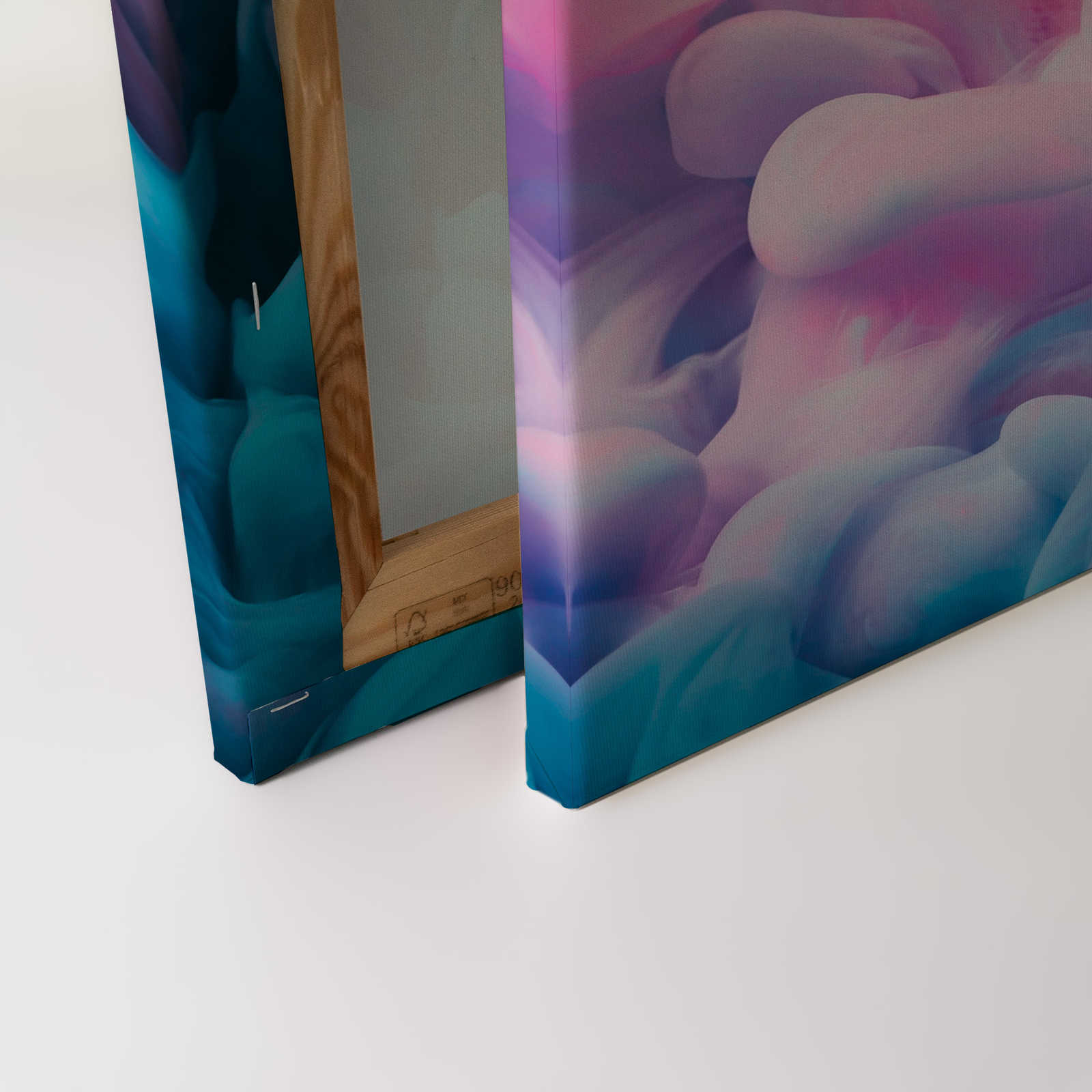             Coloured Smoke Canvas |Pink, Blue, White - 0.90 m x 0.60 m
        