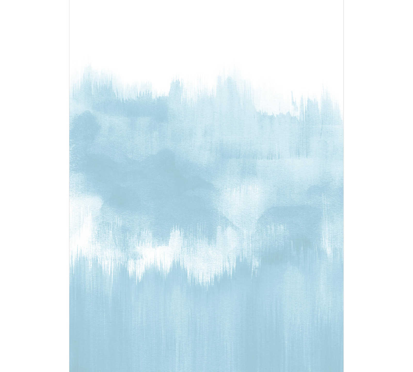         Photo wallpaper narrow brush strokes baby blue
    