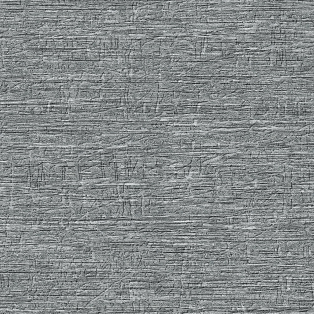             Non-woven wallpaper in textile look with light texture - grey
        