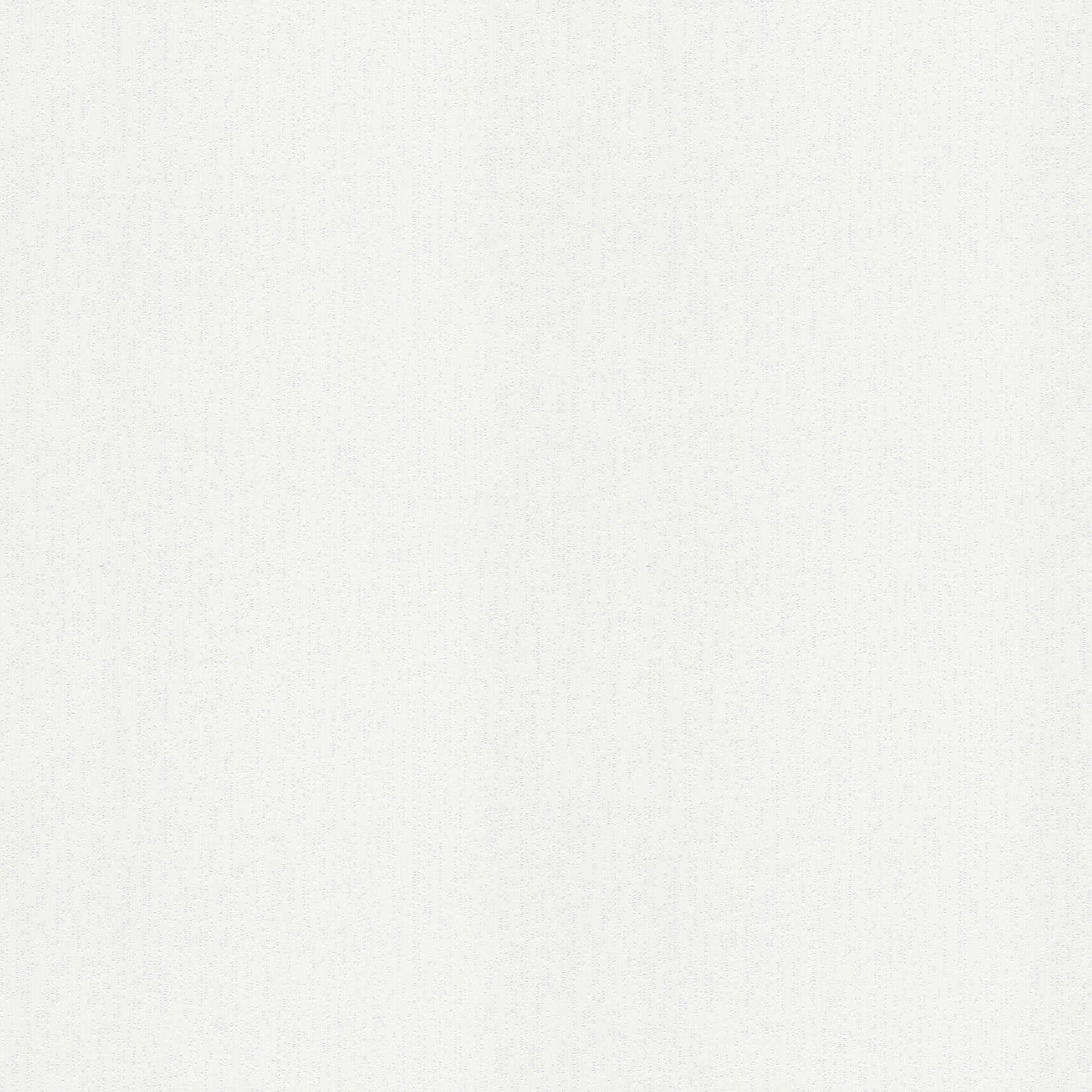 Papier peint blanc avec gaufrage structuré imitation crépi
